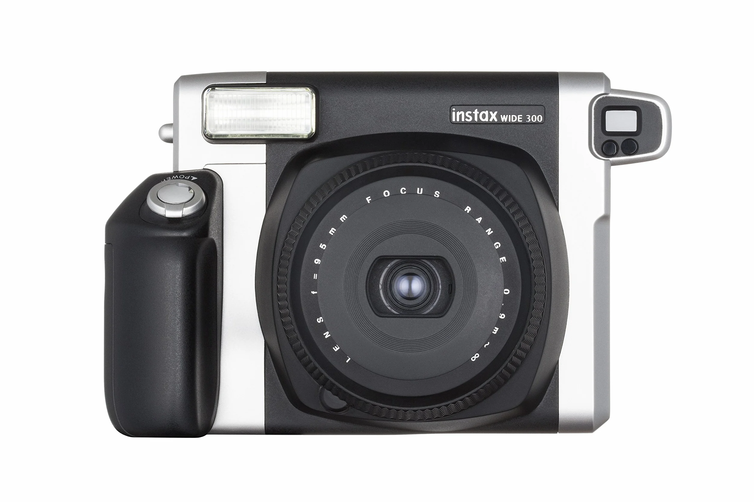 Fujifilm Instax Wide 300 Fotocamera Istantanea, per Foto Formato 62x99 mm, Nero/Argento