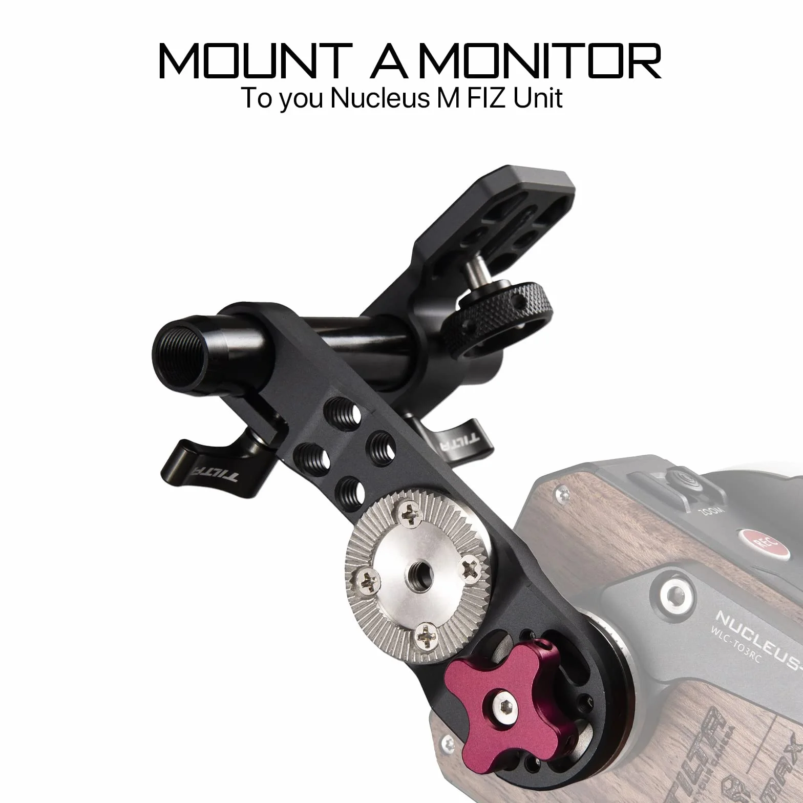 TILTA Nucleus-M FIZ Staffa per monitor dell'unità manuale per il sistema di controllo dell'obiettivo senza fili Nucleus-M Follow Focus Accessori WLC-T03MA
