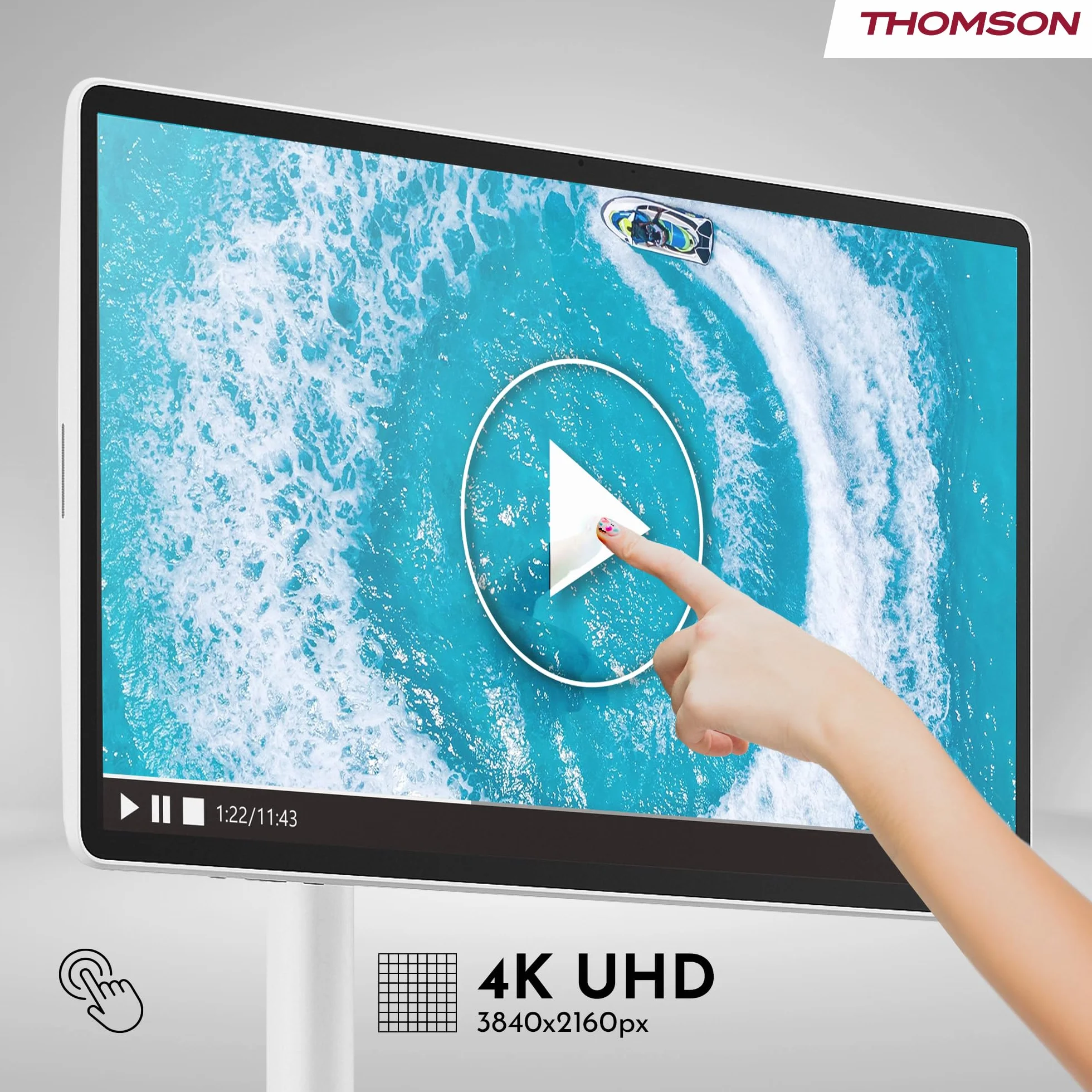 Thomson 27UE7M45 27 Cali 4K UHD Smart Touch Display Android