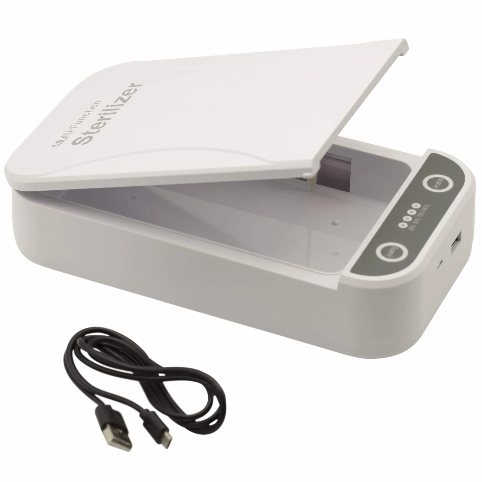 PROtastic Scatola disinfettante UV ultravioletta, perfetta per sterilizzare telefono/chiavi/portafogli/soldi ecc. - Alimentato da USB con timer automatico