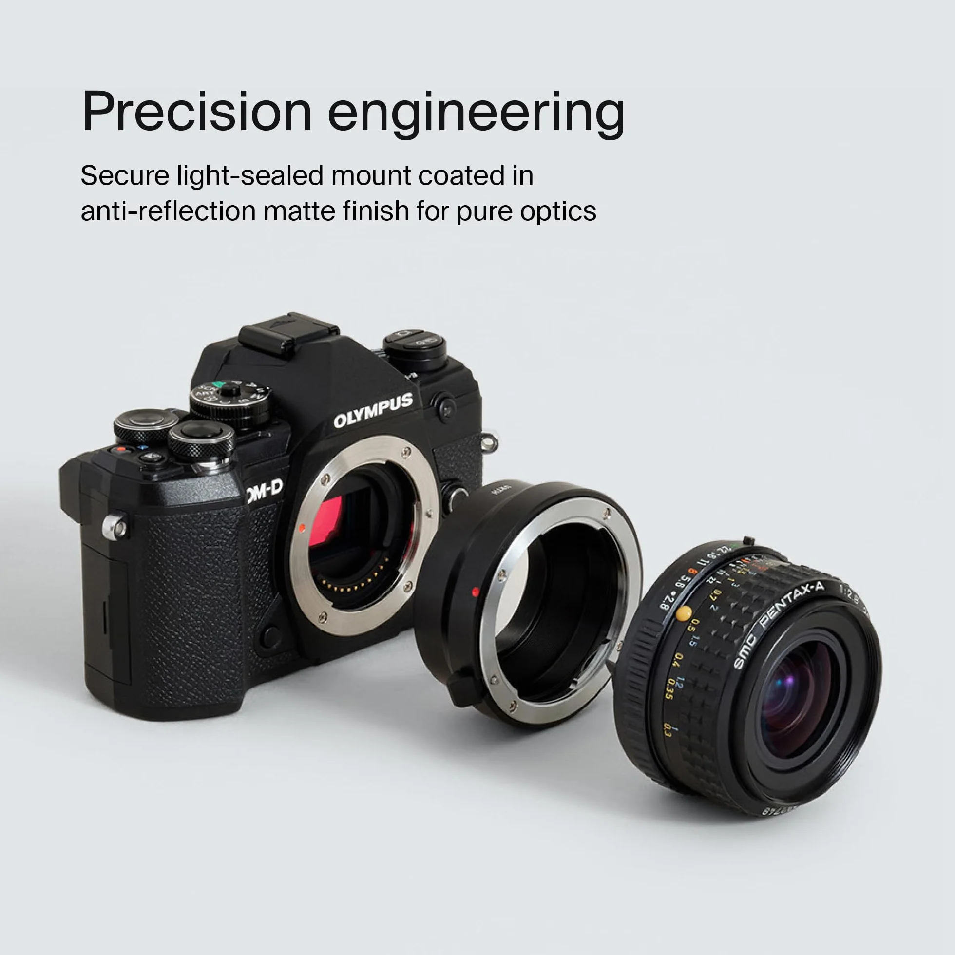Urth Adattatore Innesto Obiettivo (Manuale): Compatibile con Pentax K Obiettivo to Micro Four Thirds (M4/3) Corpo Macchina