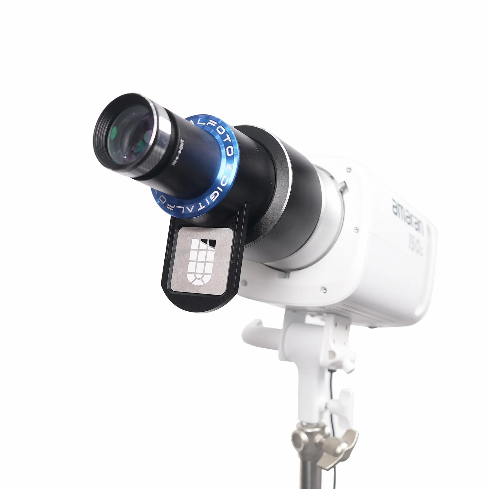 DIFESURO Proiettore ottico Snoot Bowens Mount Gobo, 39 Gobos, attacco di proiezione per faretto fotografico, compatibile con Aputure Amaran 100X/D 200D/X, 150C, Godox SL60 per ritratto, focalizzabile