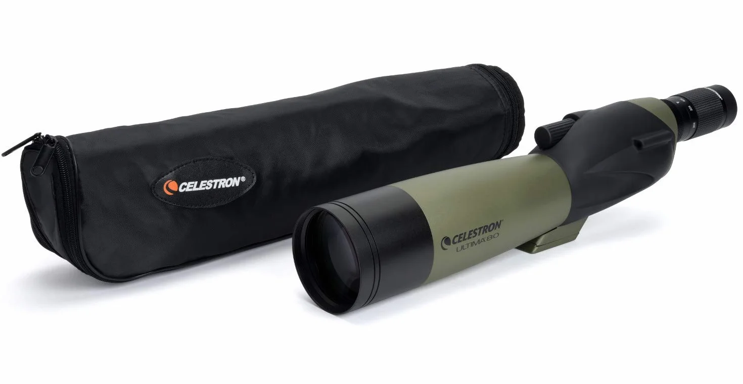 Celestron 52254 Ultima 80 mm Cannocchiale, Dritto, Verde