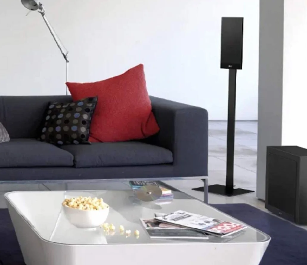KEF T101 Lautsprecher Schwarz Paar|Ultra Flach| 3,5cm tief|10-100W|HiFi|Heimkino|TV