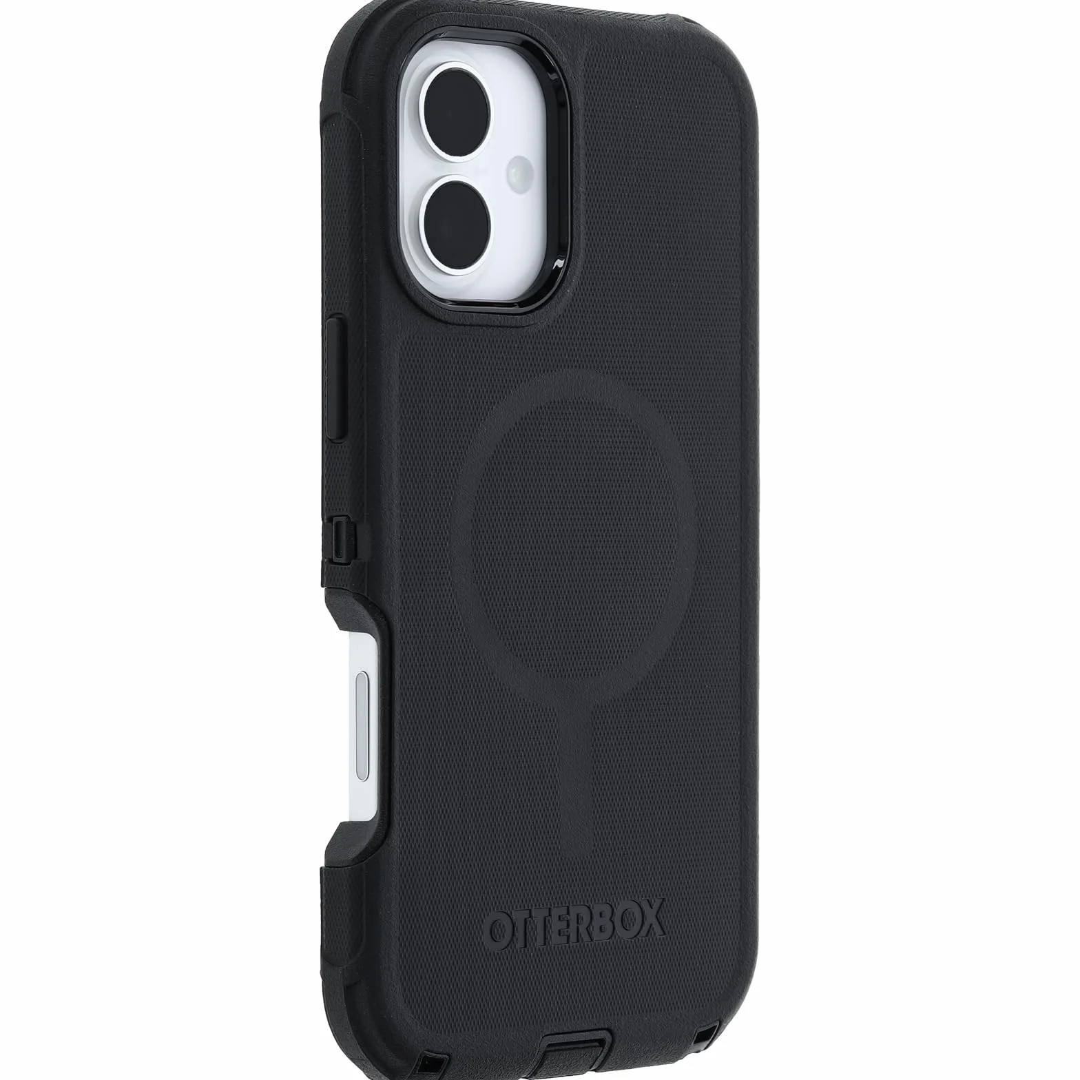 OtterBox Cover Defender Series MagSafe per iPhone 16 Plus, custodia protettiva antiurto, a prova di caduta, protezione estrema, testata 7x norme MIL-STD 810G, Nero, Senza Retail Package