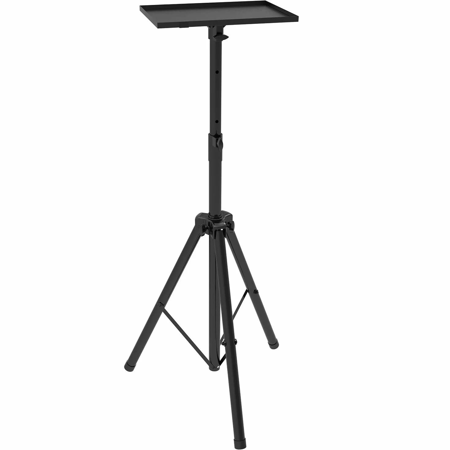 Maclean MC-953 Supporto per proiettore portatile e regolabile Stand in acciaio, regolabile in altezza 108-185 cm Supporto da Pavimento Regolabile