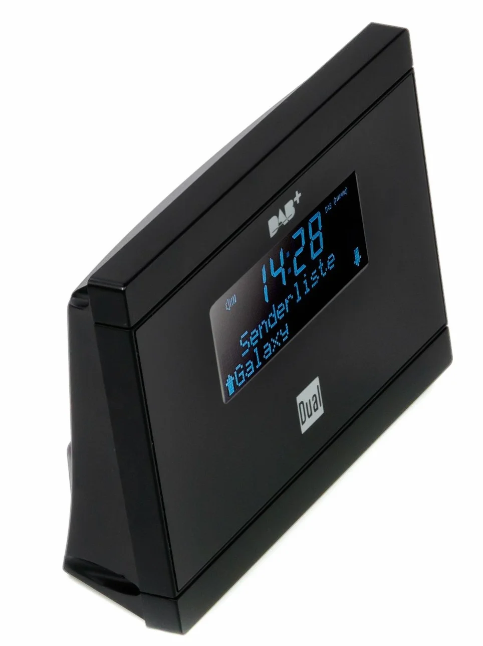 Dual DAB-2A Radio Digitale DAB+/UKW con Display LCD Sveglia Telecomando Adattatore Nero