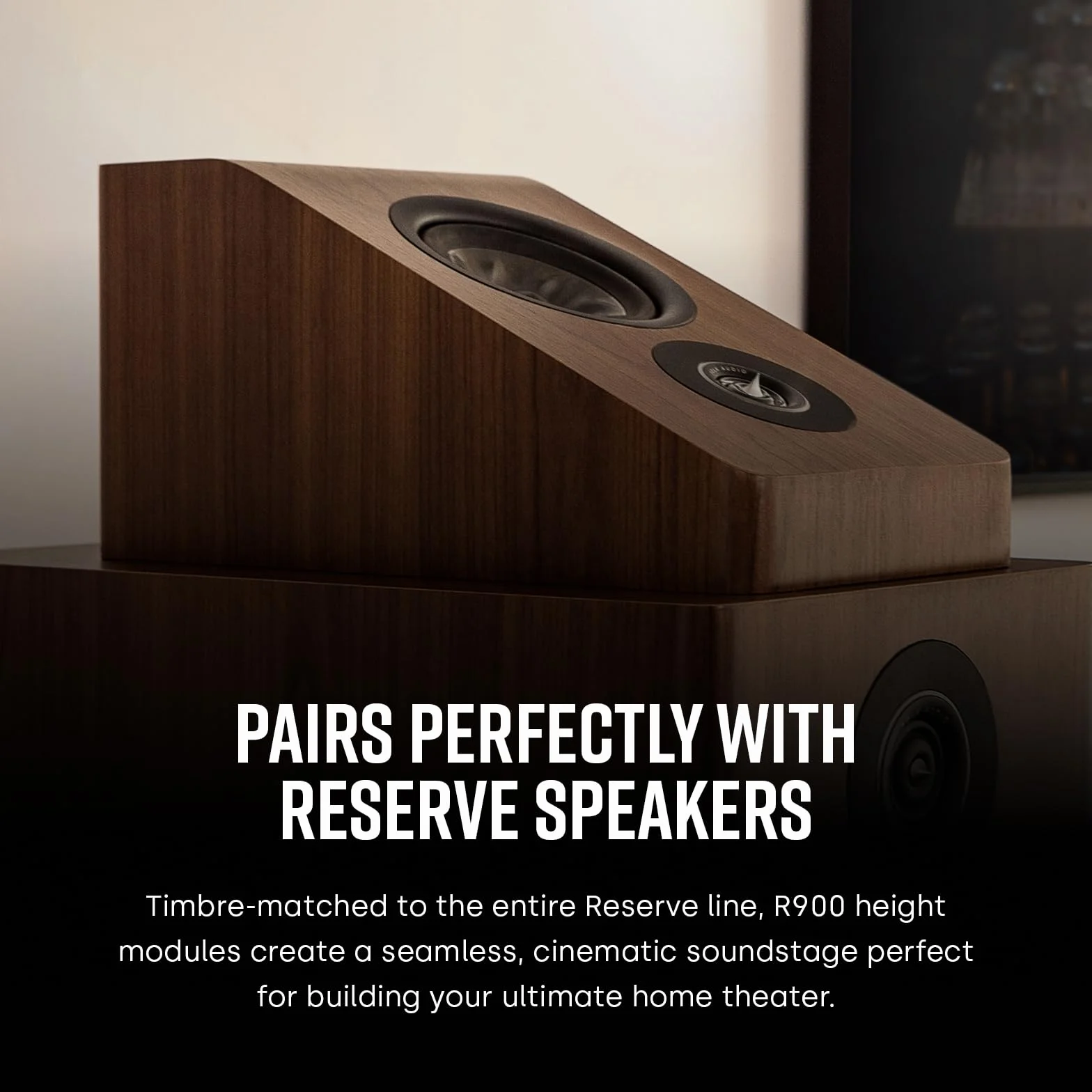Polk Audio Reserve R900 Altoparlante 3D Dolby Atmos IMAX con Pinnacle Ring Tweeter e Woofer 4"