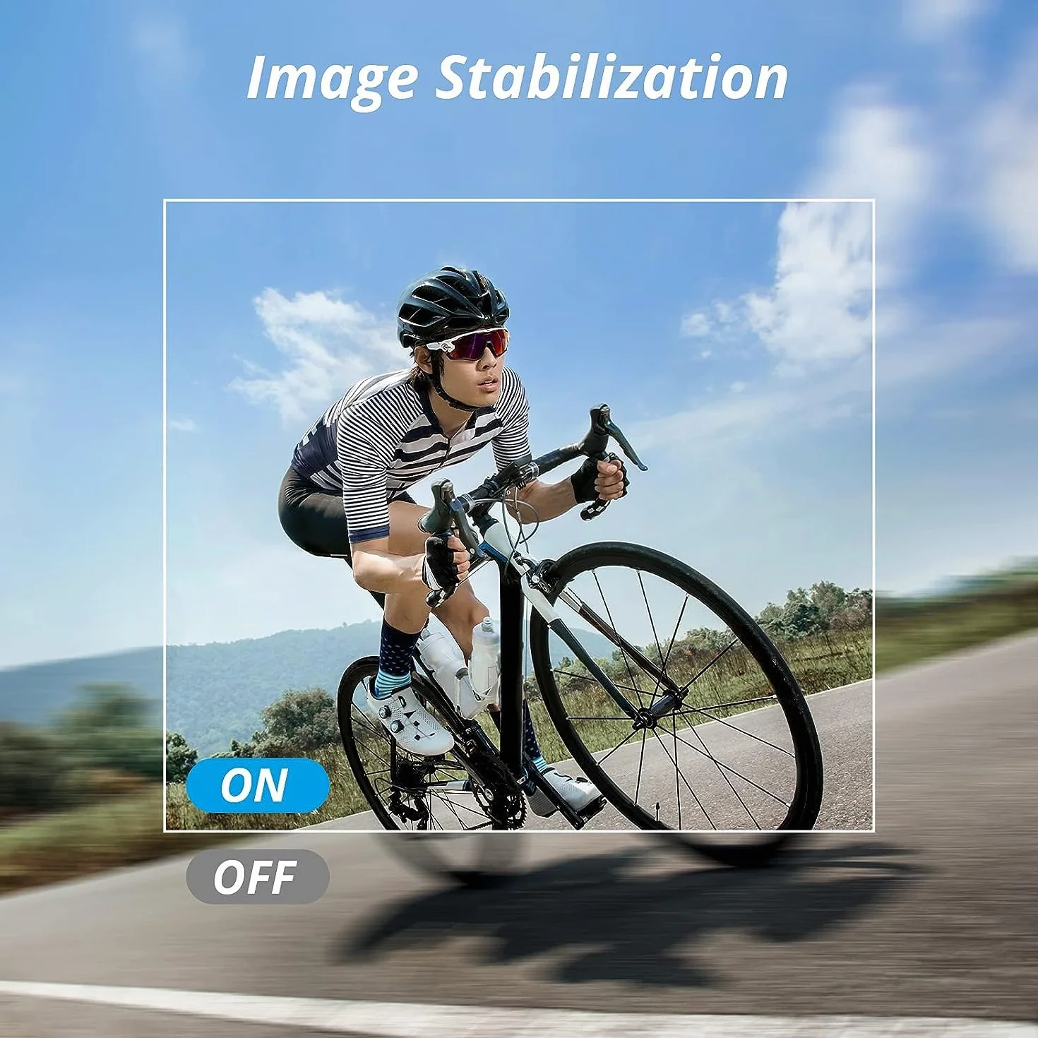 AKASO Brave 4 Pro Action Cam 4K 40M 64GB U3 Scheda di Memoria, Videocamera 20MP WiFi 170° Grandangolare Doppio Schermo EIS