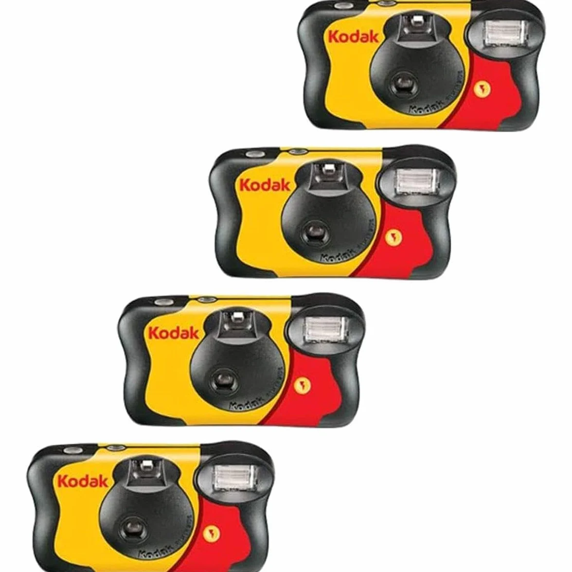 FunSaver - 4 fotocamere usa e getta con flash 800 ISO