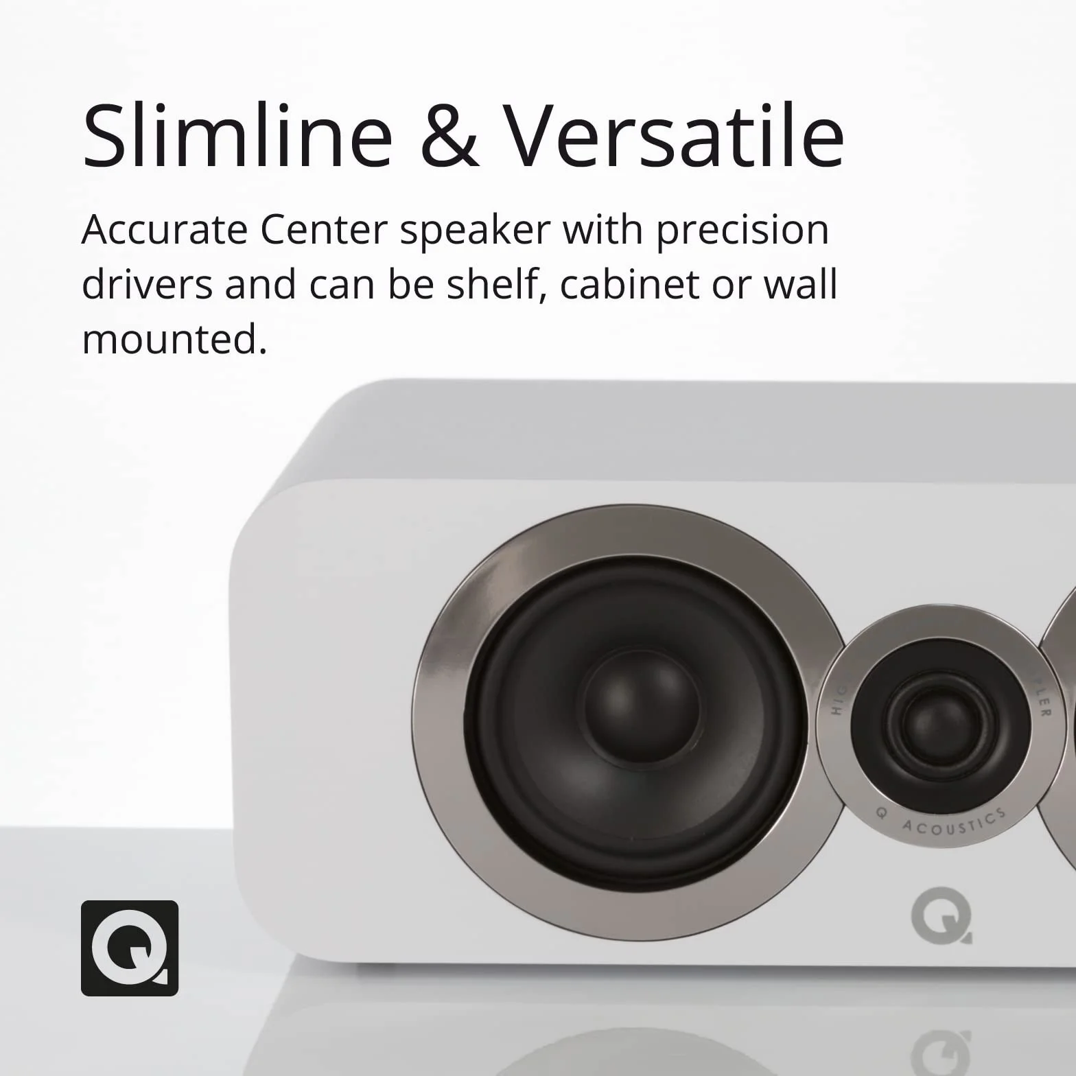 Q Acoustics Centerlautsprecher Q 3090 Ci Weiss