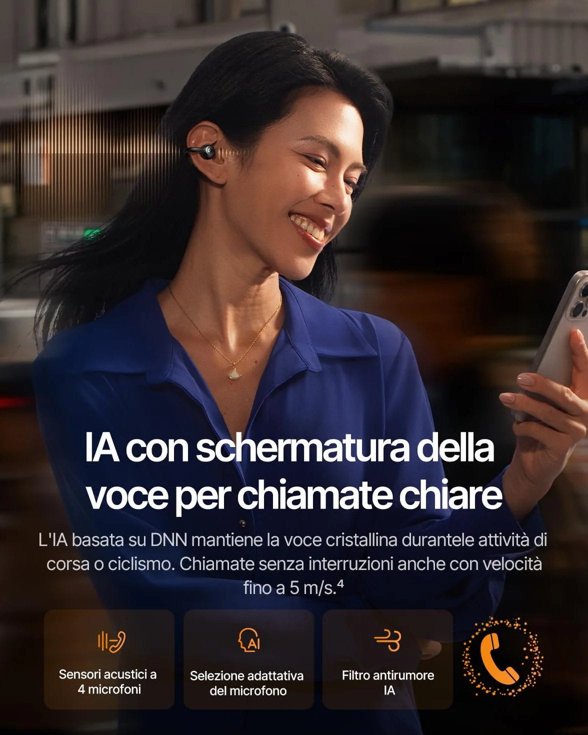 Baseus Inspire XC1 Cuffie Open-Ear, Sound by Bose, Cuffie Bluetooth Cloud Comfort, con Dolby Audio | Hi-Res | Driver Ibrido a 2 Vie | Tweeter Knowles BA, Autonomia 40 h, IP66, AI-Clear Calls