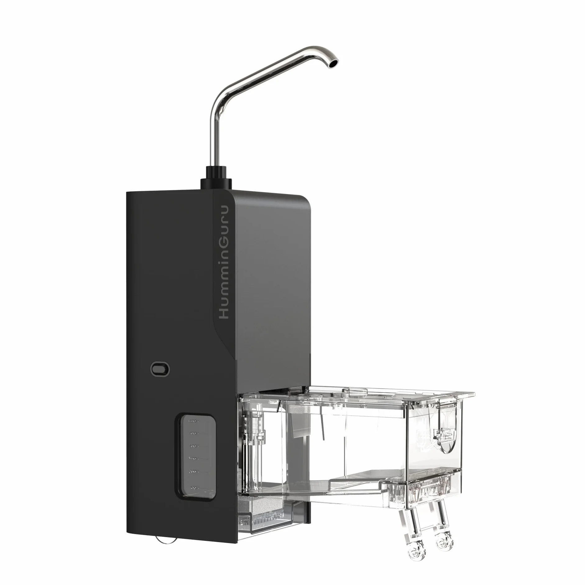 HumminGuru HG01 & NOVA Macchina per la Pulizia dei Dischi in Vinile a Ultrasuoni, Distributore d'acqua con Filtraggio dell'acqua Integrato (Distributore d'acqua + Serbatoio d'acqua da 650 ml)