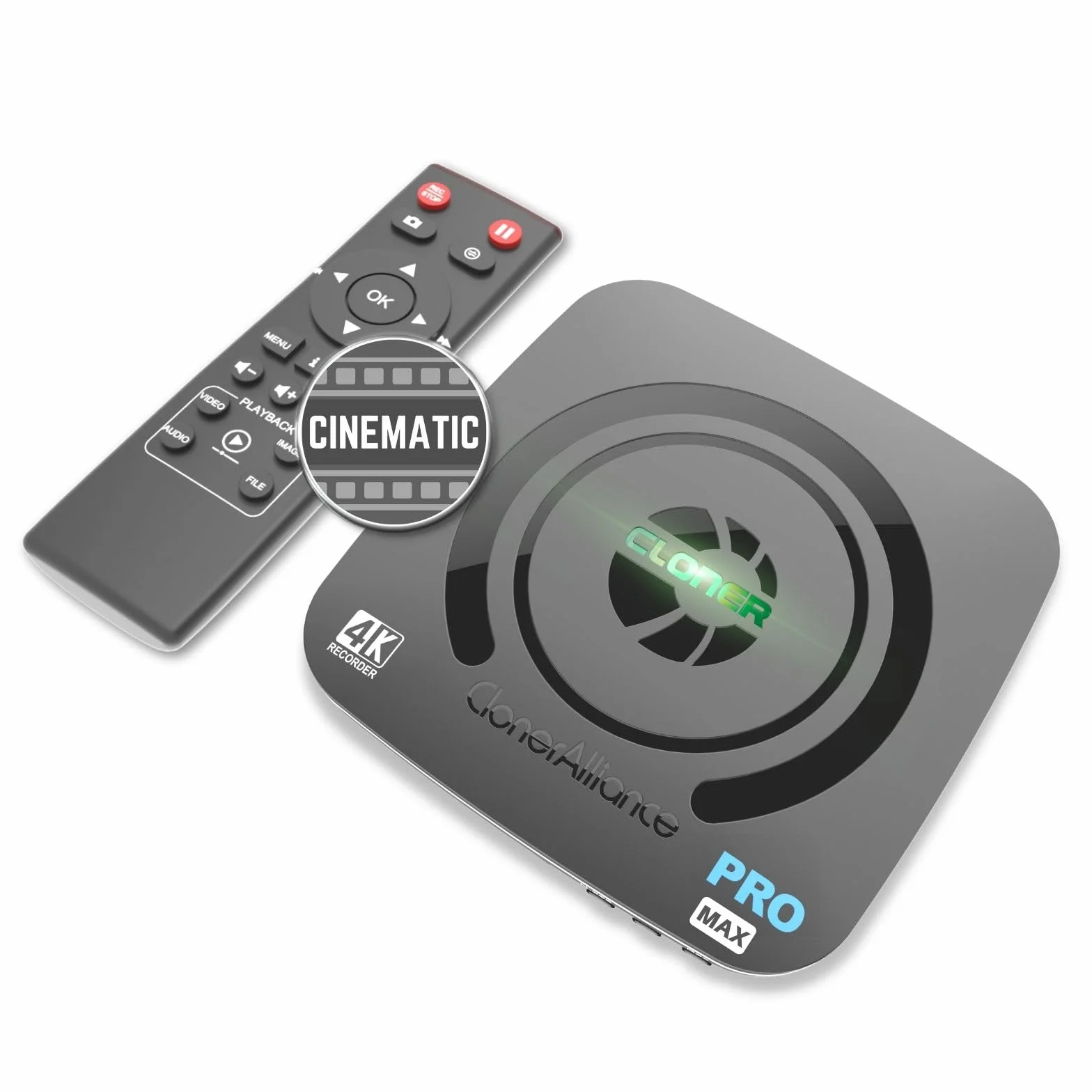 ClonerAlliance Videoregistratore UHD Pro Max 4K@24fps H.265/H.264 HDMI Capture DVR
