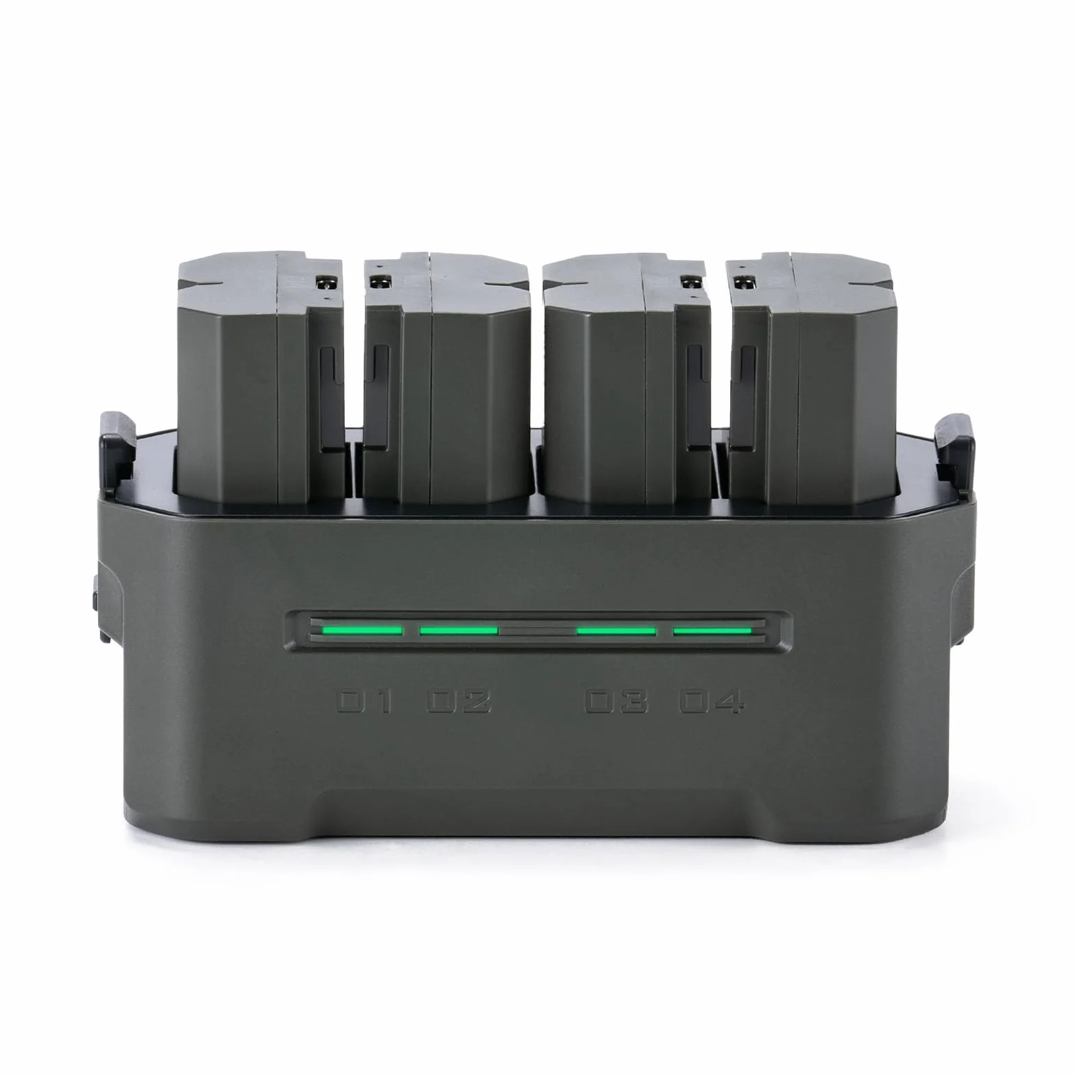 Tilta NP-FZ100 Caricabatterie Custodia di Ricarica a 4 Canali Compatibile con Batterie NP-FZ100, Stazione di Ricarica con Ricarica Rapida PD max 45 W - Verde TBC-FZ100-GN