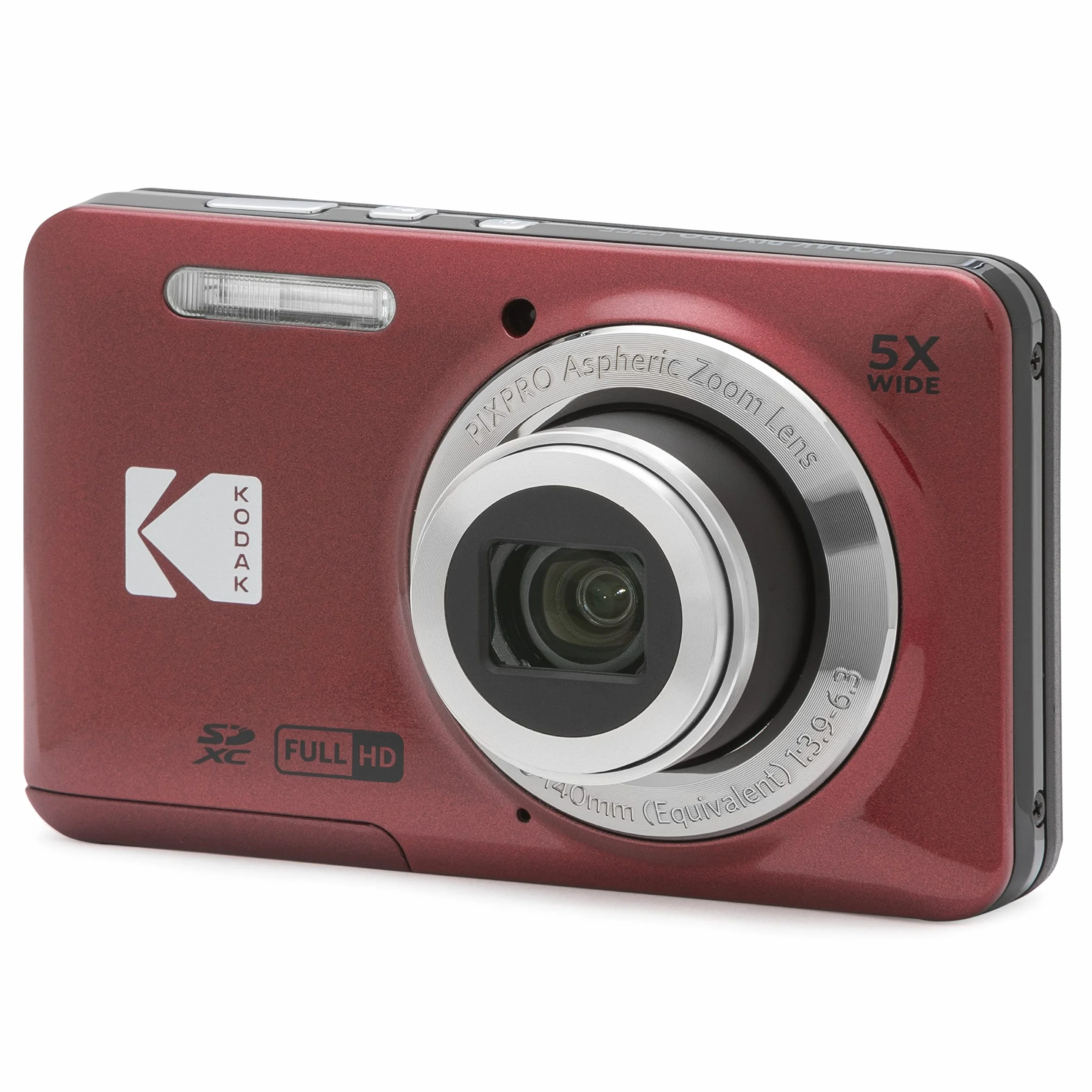 KODAK PIXPRO FZ55 1/2.3" Fotocamera compatta 16 MP CMOS 4608 x 3456 Pixel Rosso