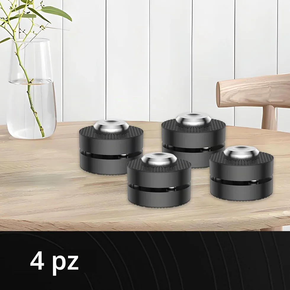 Tertullus Set di 4 piedini in alluminio per altoparlanti HiFi