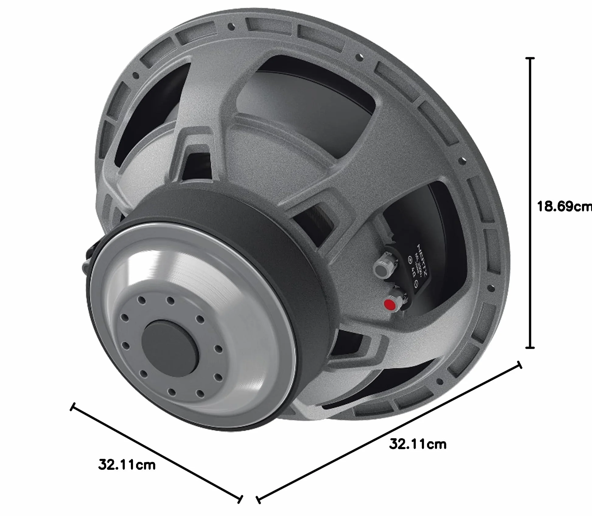 Hertz MP 300 D2.3 PRO Subwoofer 2+2 Ohm Doppia Bobina 600 W RMS