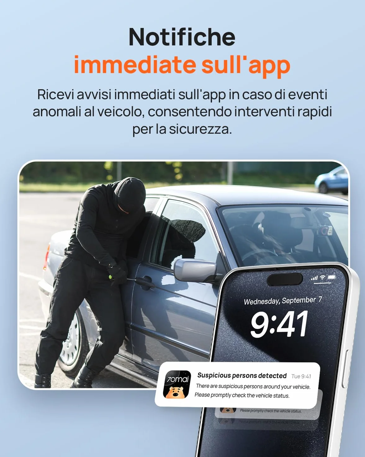 70mai 4G Kit di Cablaggio Rigido per Dash Cam Auto A810 Lite/A810S/T800/A510, Sorveglianza Parcheggio 24 Ore, Monitoraggio in Tempo Reale