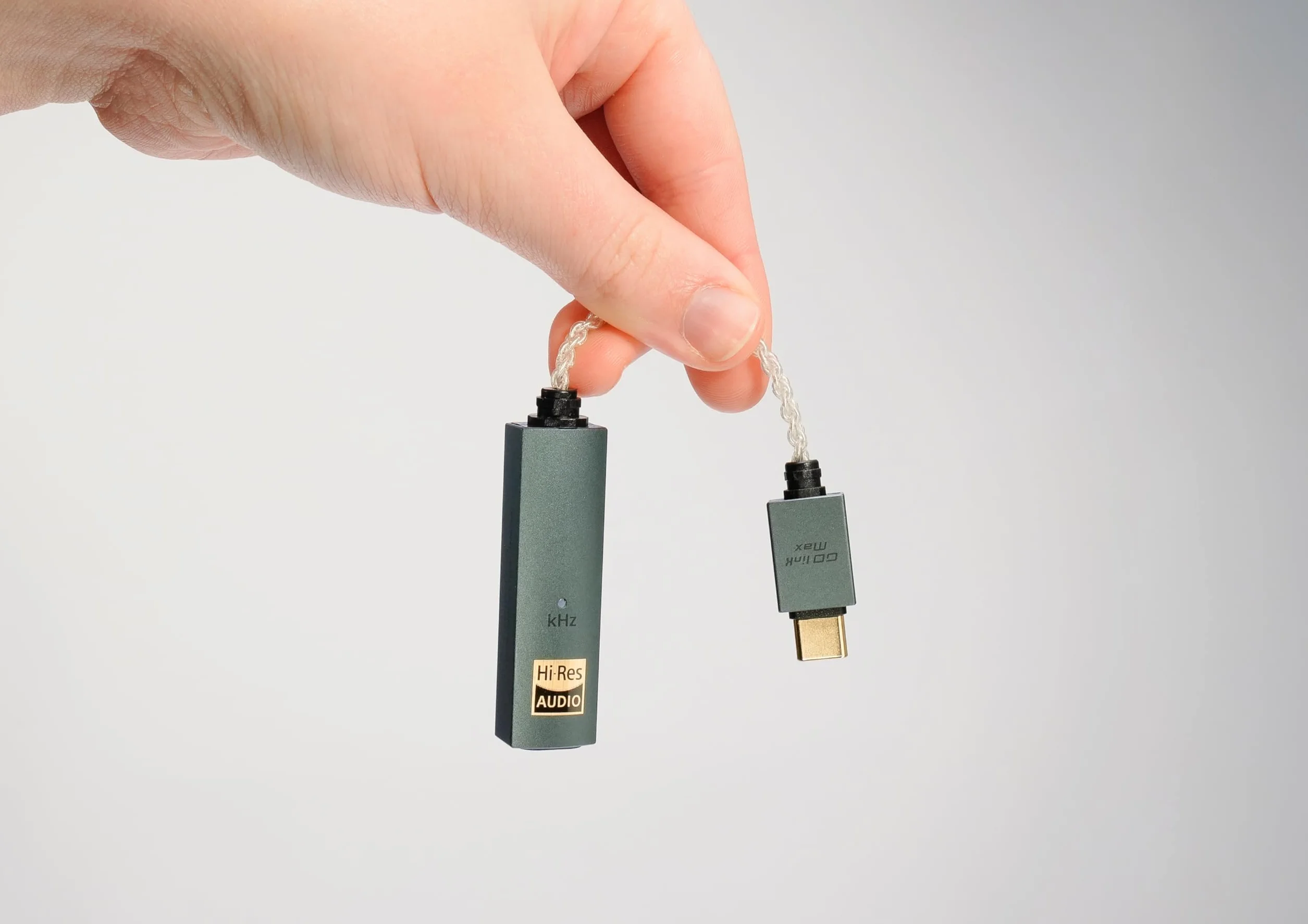 iFi Audio Go Link Max - Amplificatore per cuffie portatili/Dongle DAC USB-C a 3,5/4,4 mm - Audio Plug and Play Hi-Res con Dynamic Range Enhancement - PCM 384kHz/DSD256