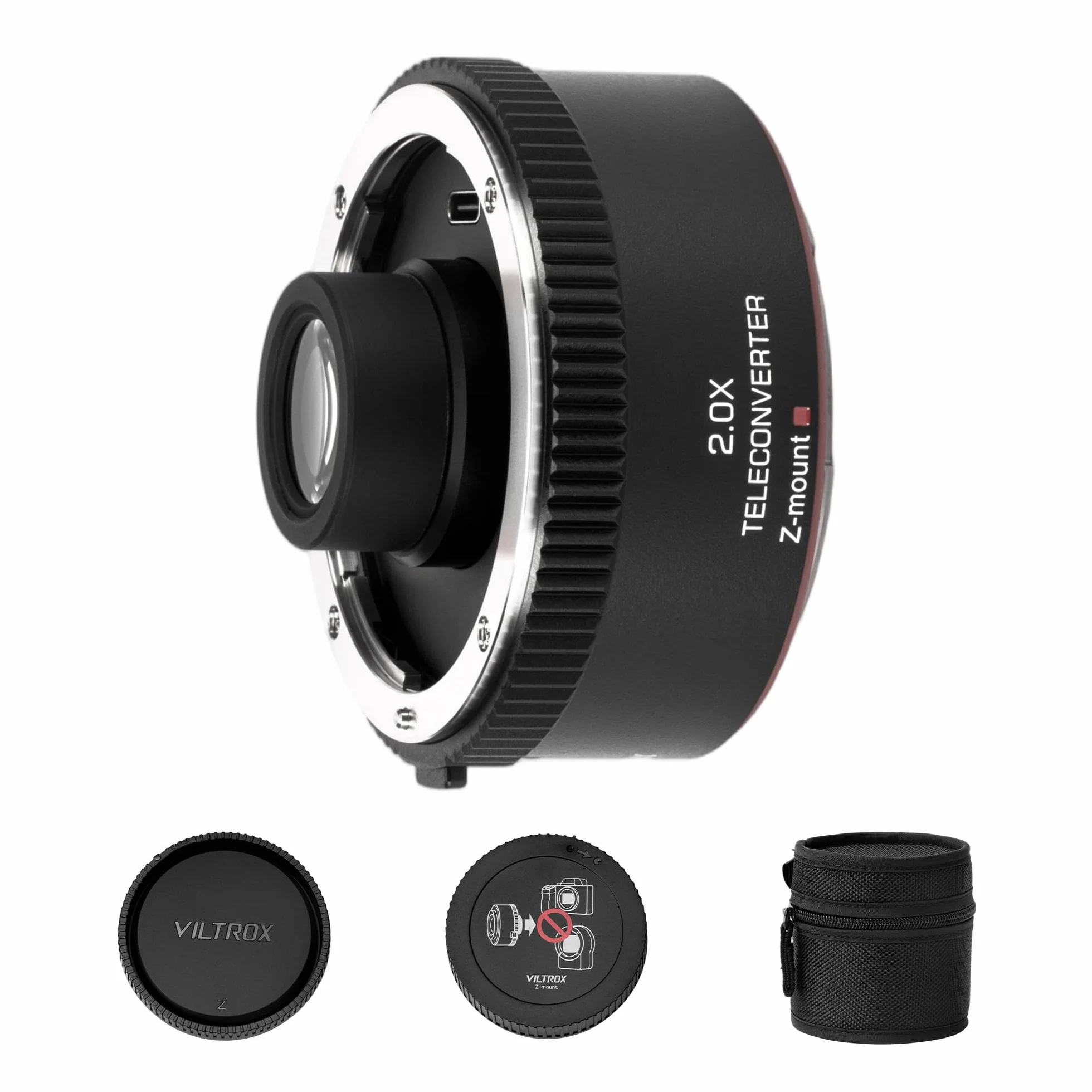 VILTROX Teleconverter TC-2.0X per ingrandimento 2.0X, messa a fuoco automatica, convertitore di estensione per teleconverter compatibile con Nikon Z-Mount NIKKOR Z 70-200mm f/2.8VR S, 400mm f/4.5 VR S