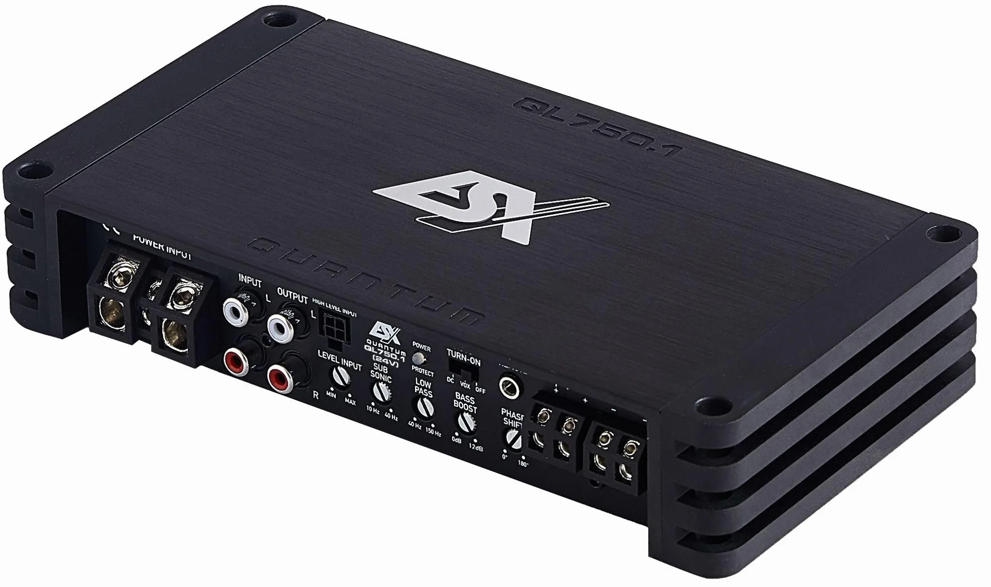 ESX QL750.1-24V - 24V für LKW usw. | Monoblock 1-Kanal Verstärker Endstufe | 24 Volt Class D - Digital