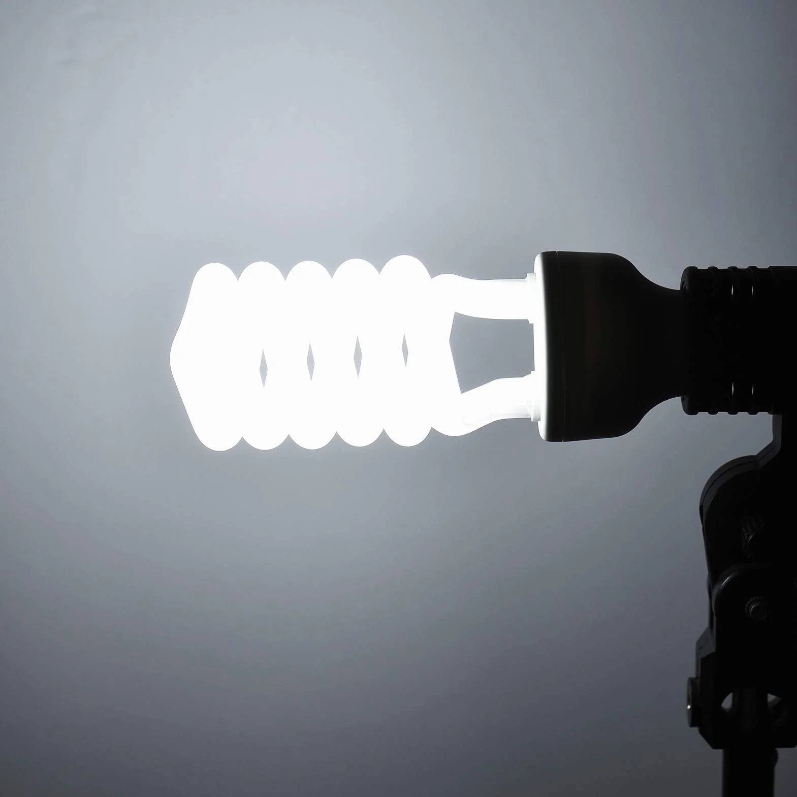 Andoer 4 x Lampada fotografica, Lampadina fluorescente a spirale 45W 5500K Luce diurna E27 Presa a risparmio energetico per fotografia in studio Illuminazione video