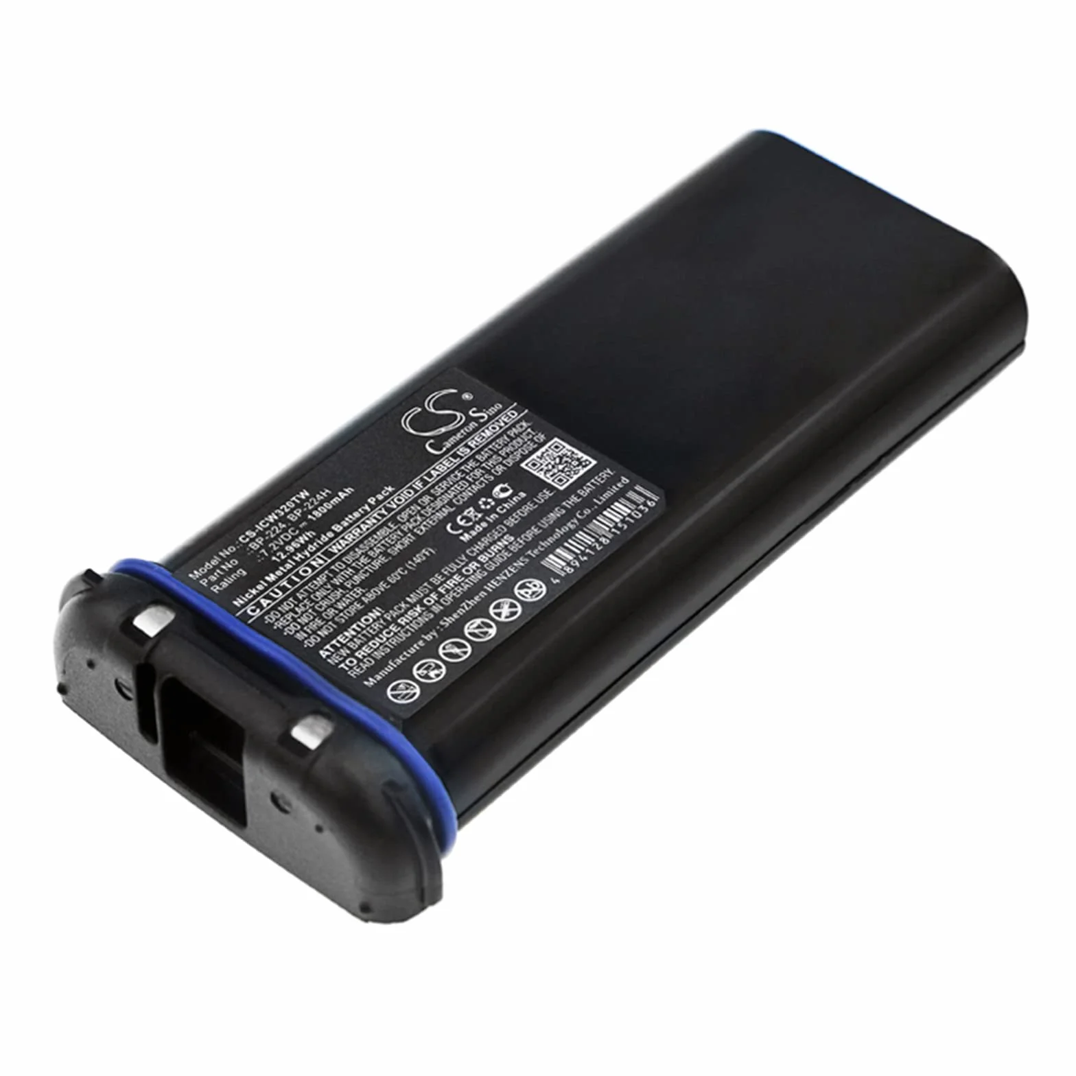 TECHTEK Batteria 1800mAh Icom IC-M2A IC-M31 IC-M21 IC-M32 sostituisce BP-224 BP-224H