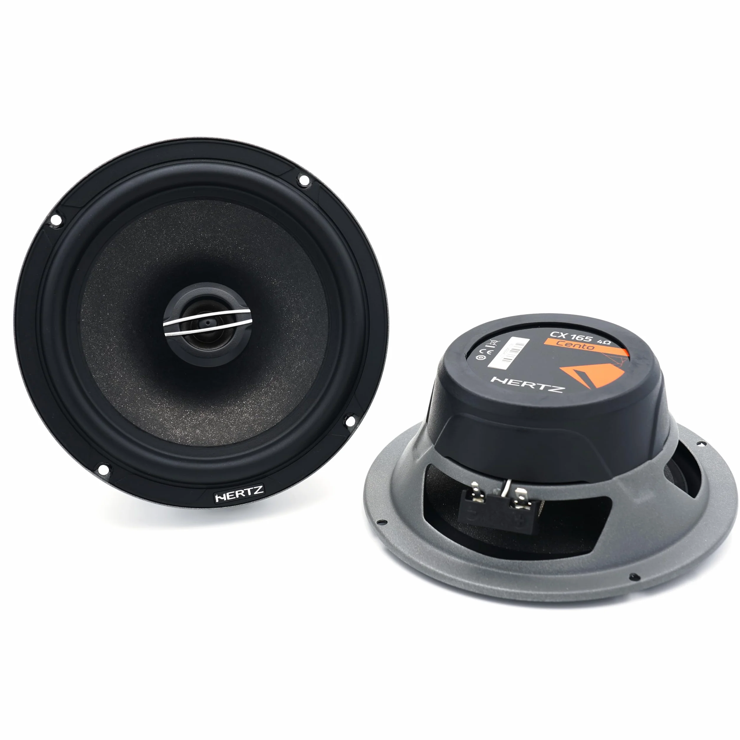 Hertz CX 165 - Coppia di altoparlanti coassiali a 2 vie da 165 mm con tweeter PEI da 24 mm e woofer in polipropilene, risposta sonora bilanciata e installazione OEM-friendly, potenza massima 210W