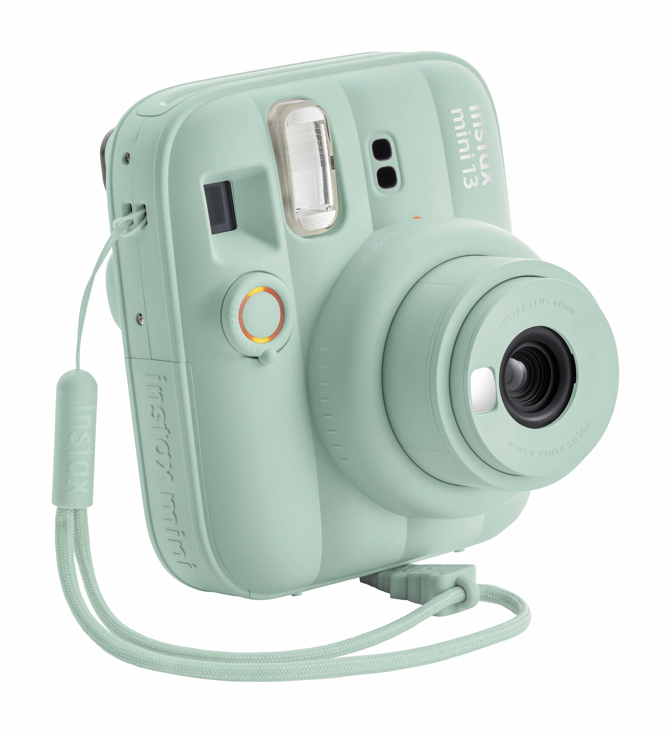 instax mini 13 fotocamera istantanea con flash integrato, specchio selfie, modalità close-up, autoscatto, Lagoon Green