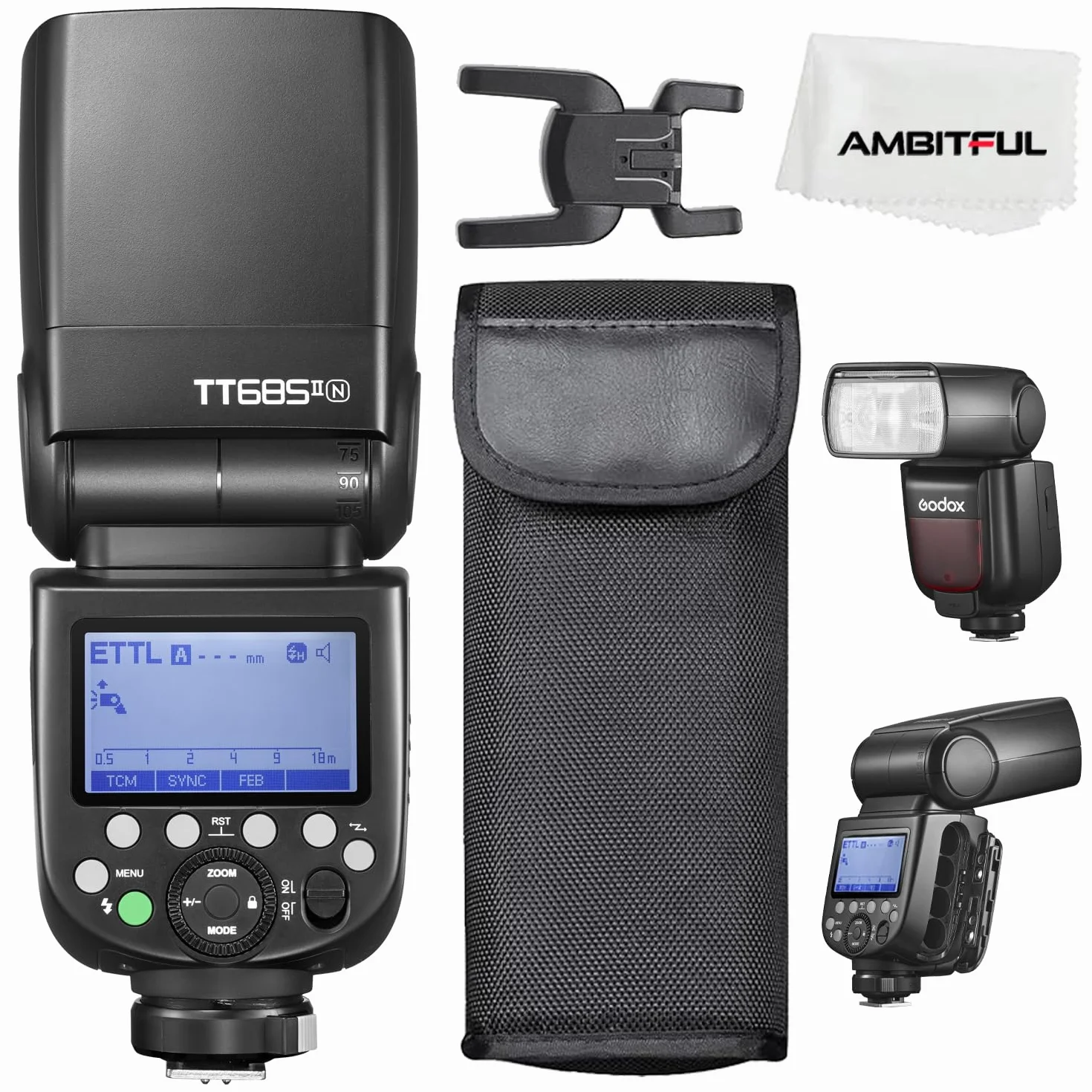 Godox TT685IIN Speedlite Flash 1/8000s HSS GN TTL TCM 2,4G X System for Nikon