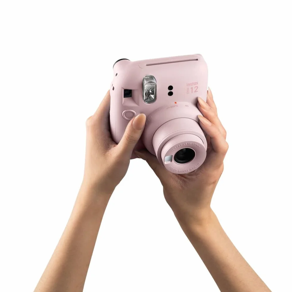 Fujifilm Instax Mini 12 - Fotocamera istantanea con confezione da 40 pellicole, colore: Rosa