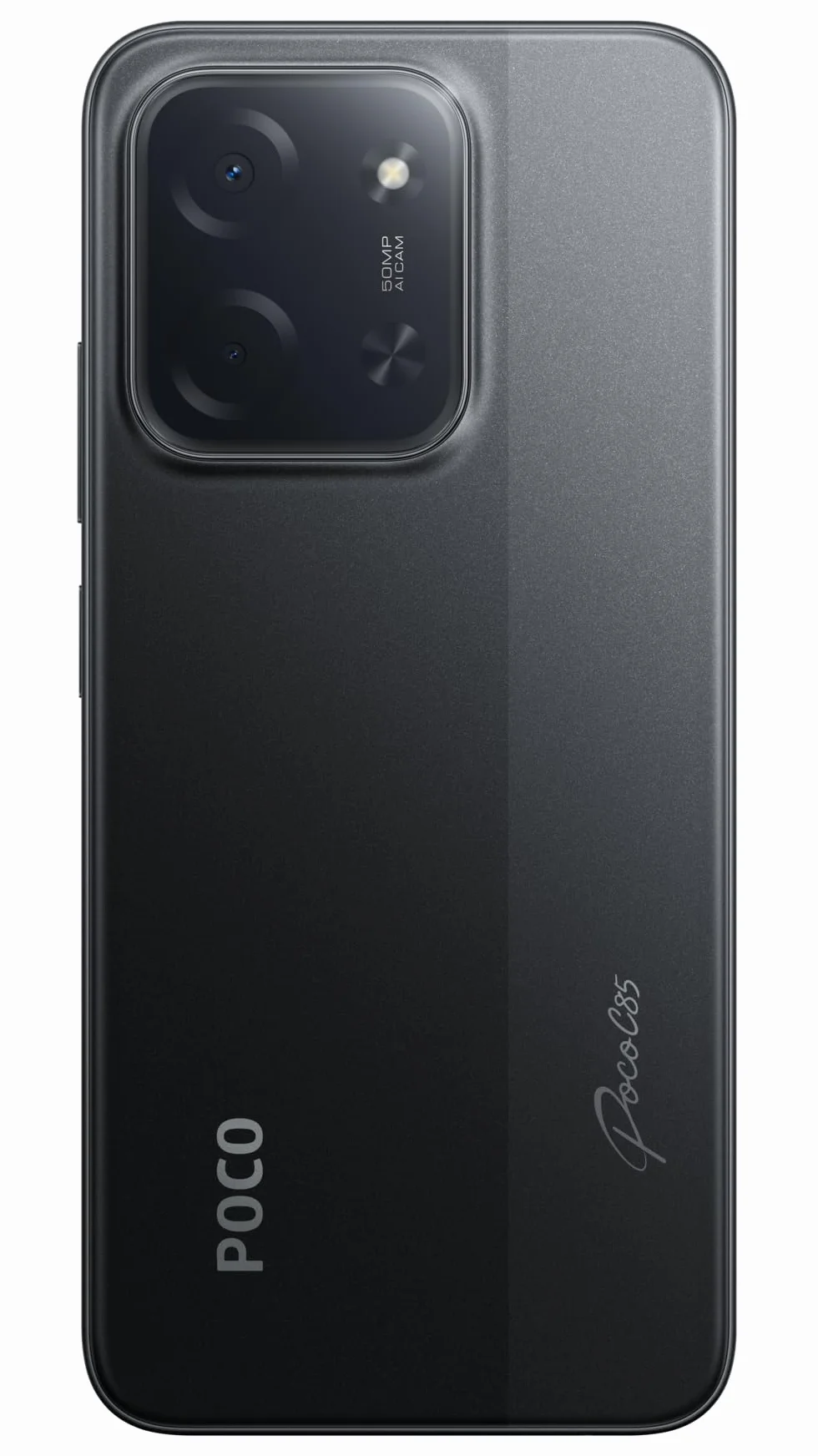 XIAOMI POCO C85, Smartphone 6+128GB, Display 6,9" 120Hz 7,99mm Design, MediaTek Helio G81-Ultra Octa-core, Doppia fotocamera AI da 50MP, 6000mAh, garanzia di 2 anni, Nero, Caricabatteria non incluso