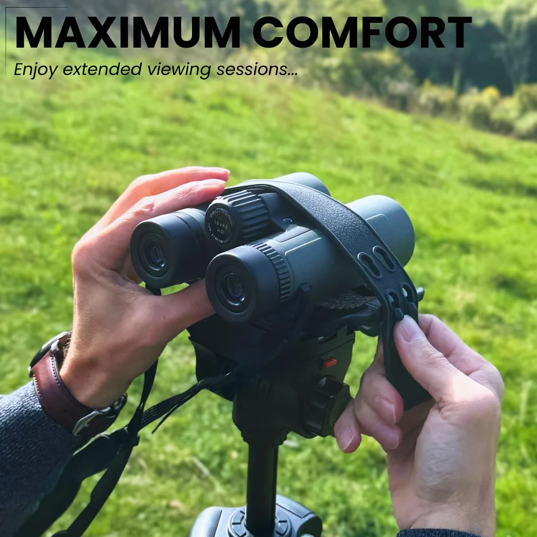 PURSUAL Adattatore universale per binocolo, 1/4-20, compatibile con tutti i treppiedi