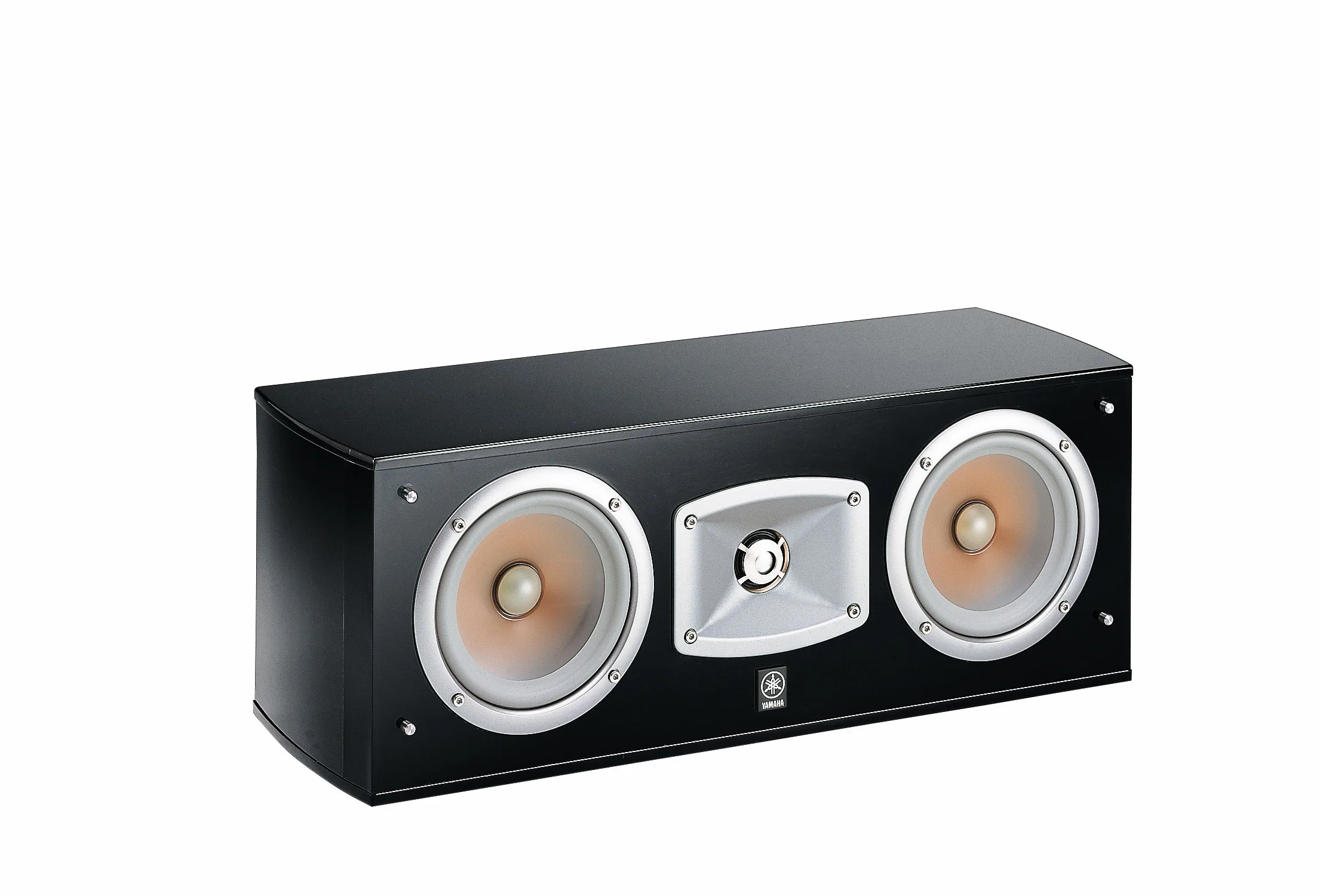 Yamaha NS C 444 Center Speaker 2-Way Centre Speaker Acoustic Suspension Double Woofer Black Piano Lacquer
