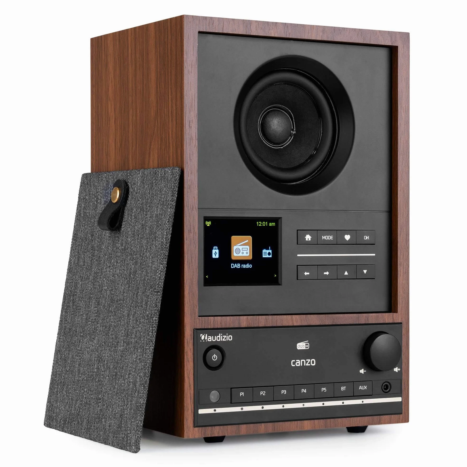 Audizio Canzo Radio DAB Internetradio WLAN Bluetooth 5.3 Digitale Telecomando Cucina Collegamento LAN AUX Line-Out