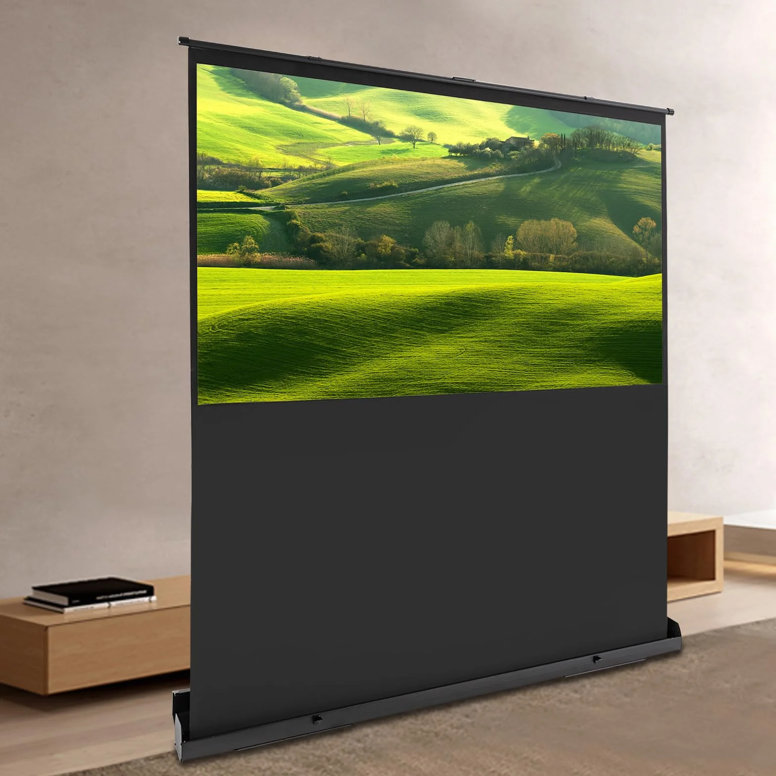 Schermo per proiezione, schermo per proiettore pull-up, schermo per proiezione portatile 4K e 8K Ultra High Definition, proiezione a ultra breve distanza possibile, schermo per proiettore per