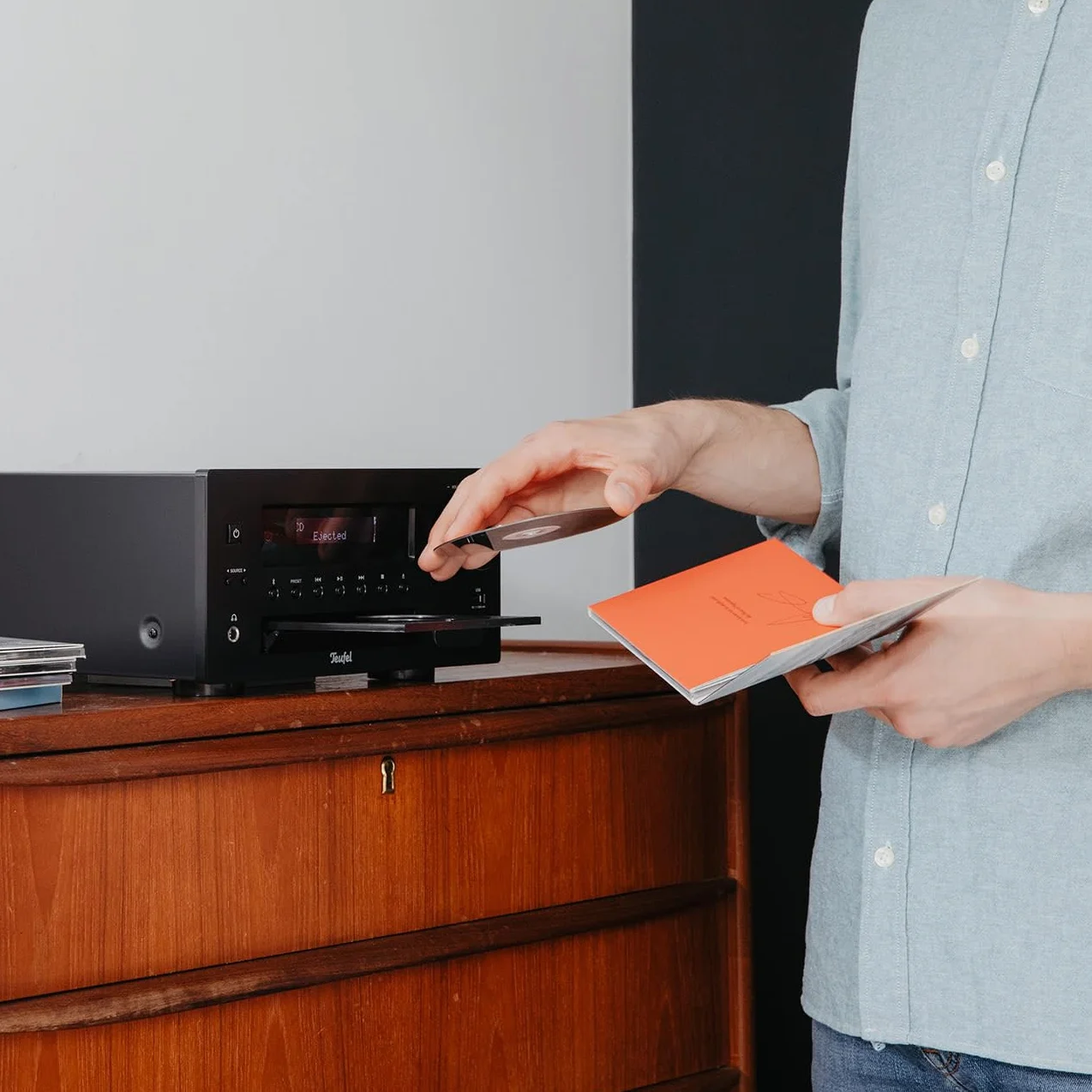 Teufel Ultima 20 KOMBO 2 Sistema HiFi Stereo Compatto con CD Bluetooth USB Radio Digitale DAB+ FM Streaming Bass Reflex Bianco