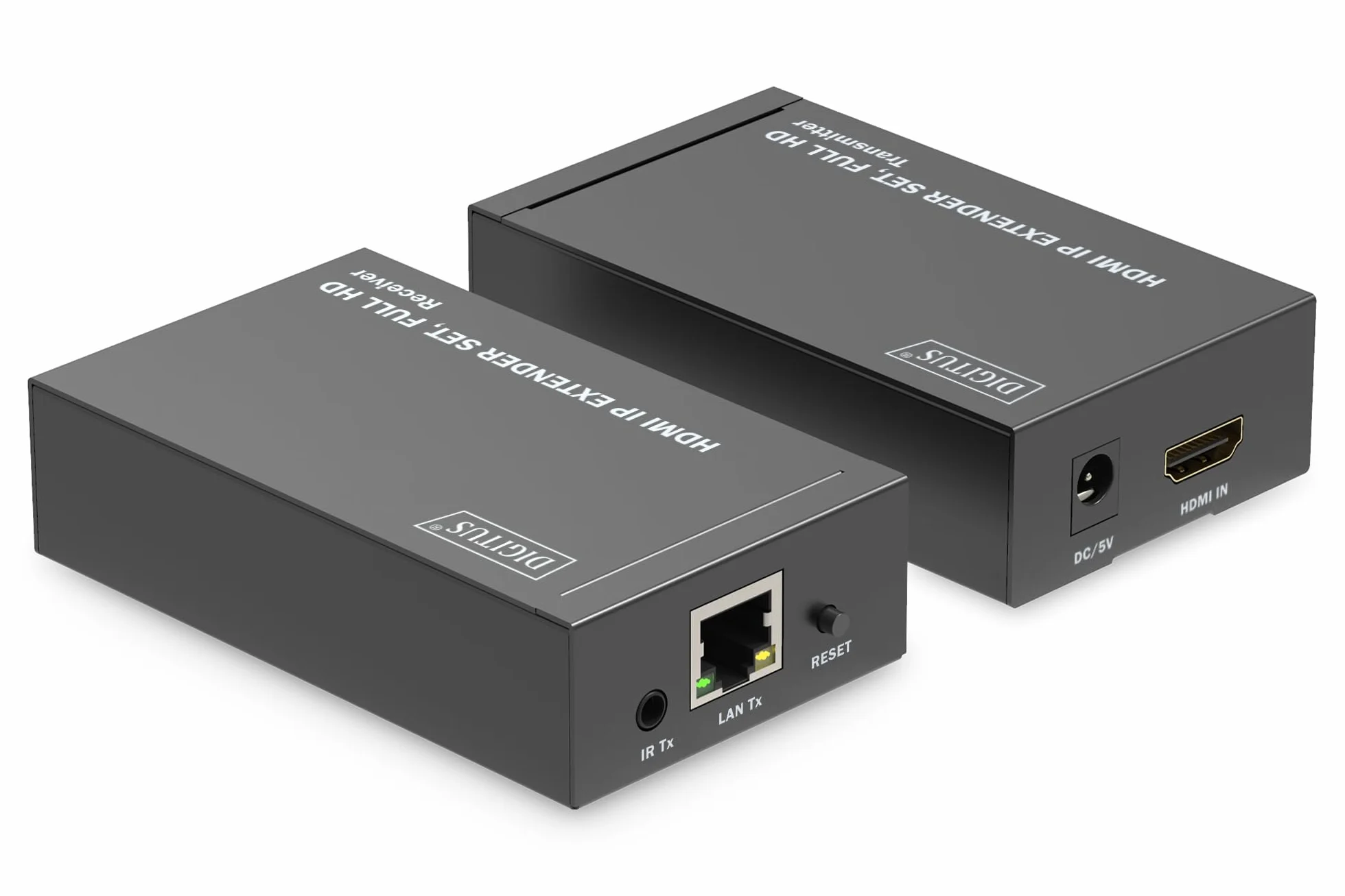 DIGITUS DS-55517 Estensore HDMI Splitter Full HD 1080p 60 Hz 120 m LAN Ethernet