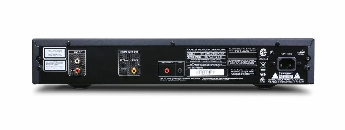 NAD C 568 Portable CD player Nero lettore CD