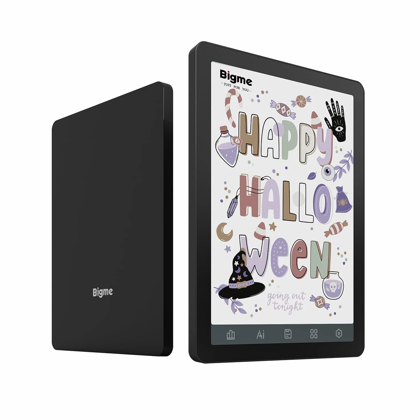 Bigme Lettore ePaper a colori B6 da 6 pollici con Android 14OS, 4 + 64 GB (nero)