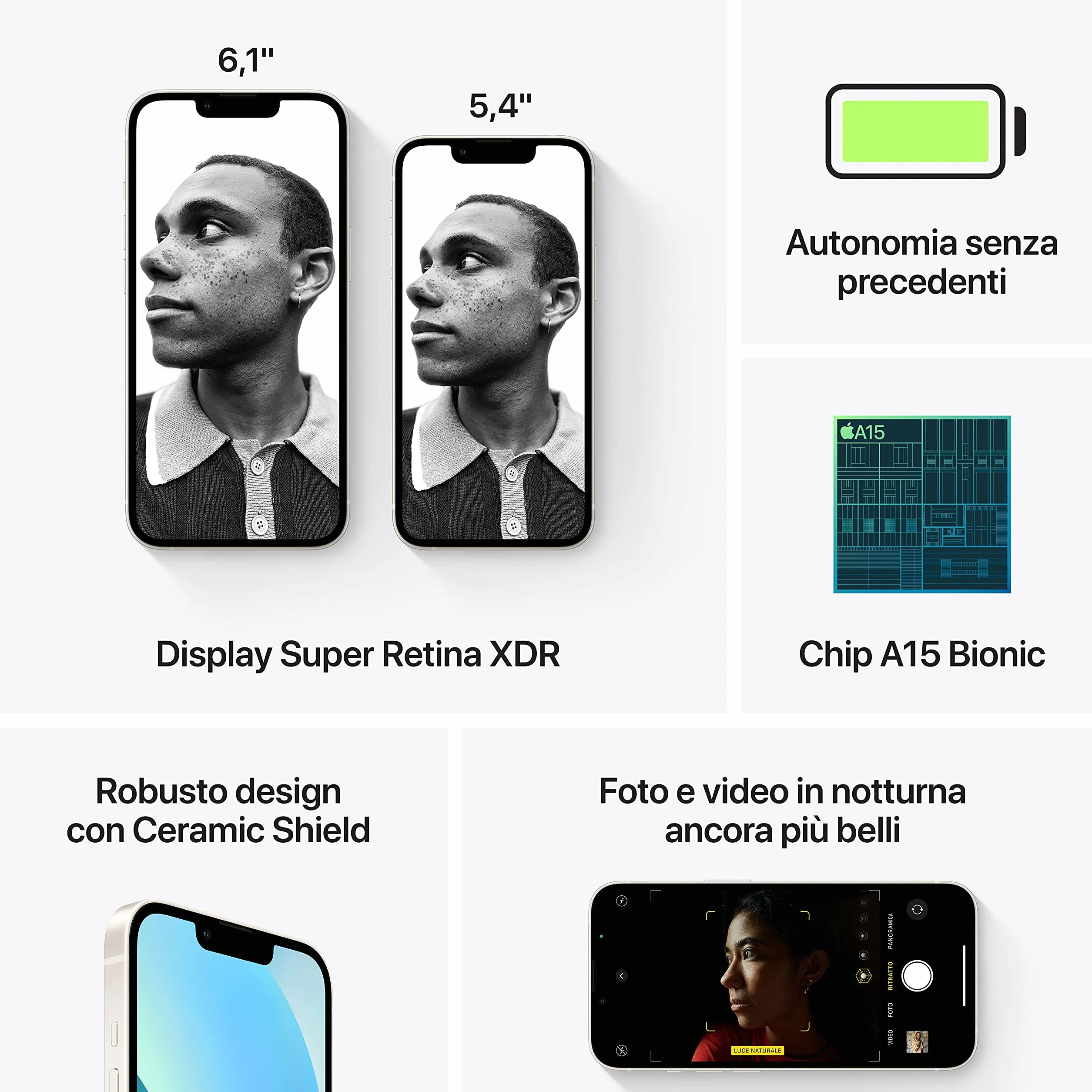 Apple iPhone 13 256GB Galassia Ricondizionato