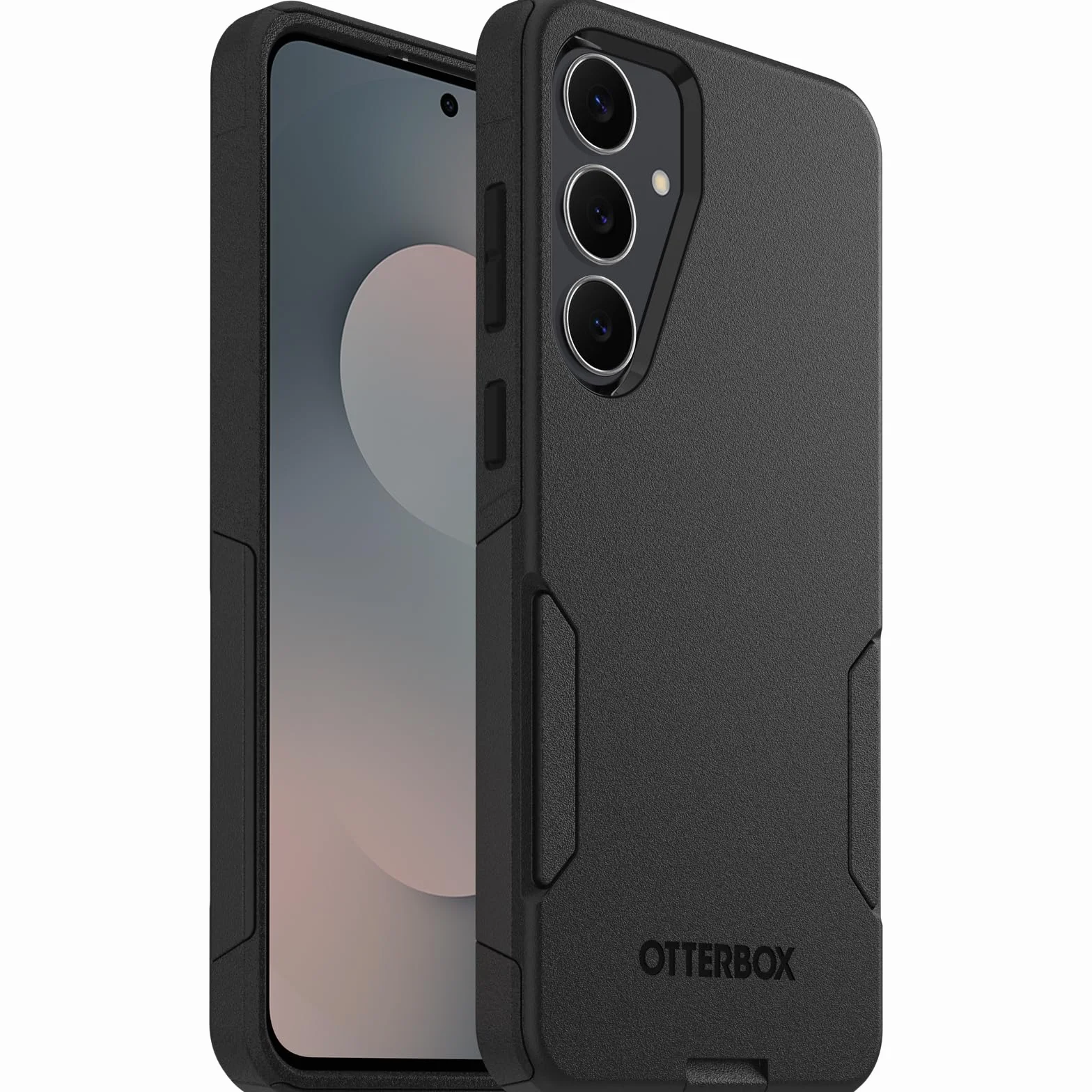 OtterBox Cover per Samsung Galaxy S25 FE Commuter, resistente a shock e cadute, testata testata 3x norme MIL-STD 810G, Nero