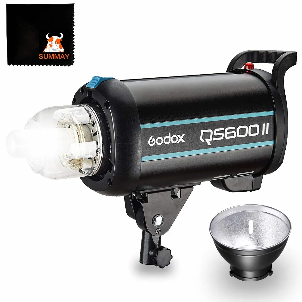 GODOX QS600II 600Ws GN76 Alta Velocità Studio Strobe Flash Leggero Illuminazione integrata Studio Flash