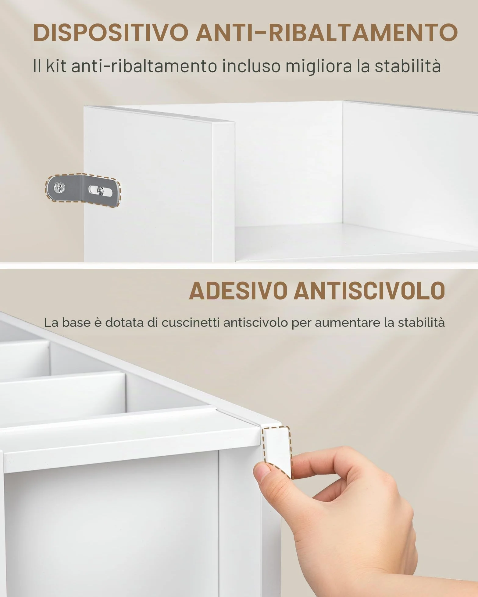 Hzuaneri Porta CD DVD a Colonna, 272 CD, 14 Ripiani Regolabili, Supporto di Archiviazione, 17 x 20 x 213 cm, Mobile Libreria Alto Salvaspazio per Soggiorno, Studio, Bianco CR21403XV1