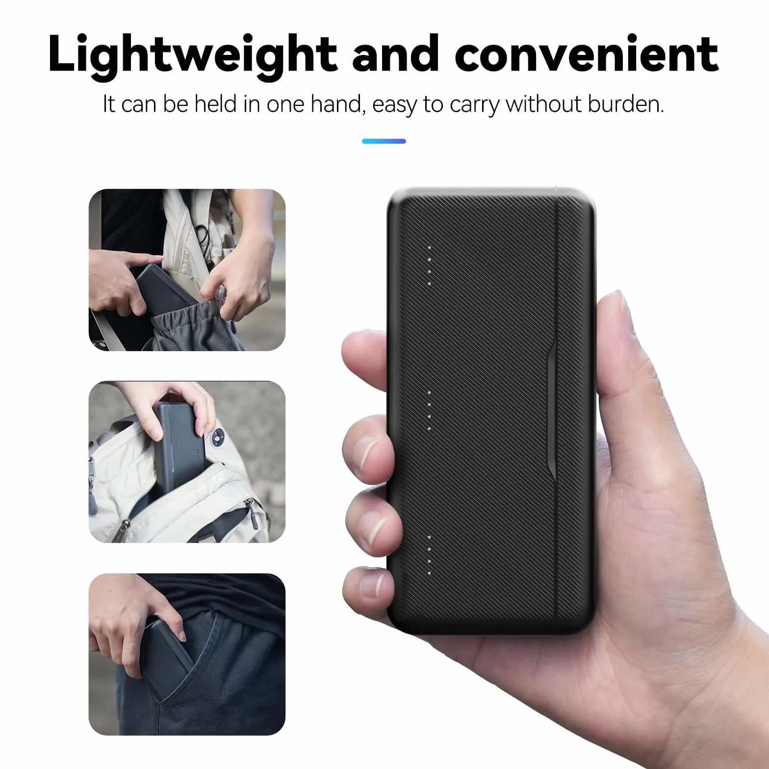TELESIN Triplo Caricabatterie per DJI Osmo Action 5 Pro 4 3, Custodia di Ricarica Rapida USB con Cavo Type-C per la Batteria Originale di Osmo Action 5 4 3, Accessori Caricabatterie per Action Camera