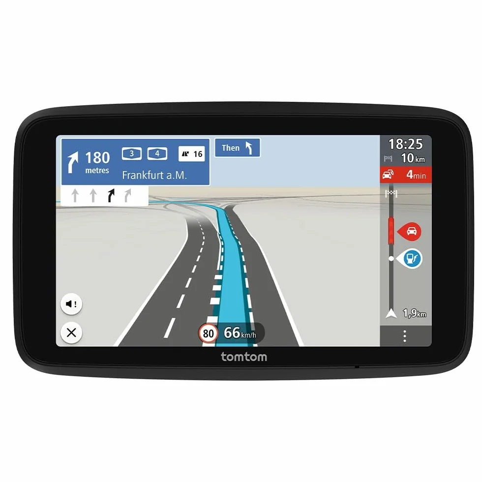 TomTom Navigatore per Auto GO Classic 2a gen. (6", Informazioni sul traffico e Avvisi autovelox, Aggiornamenti Mappe Europa, Aggiornamenti tramite Wi-Fi, Indicatore di corsia in movimento)