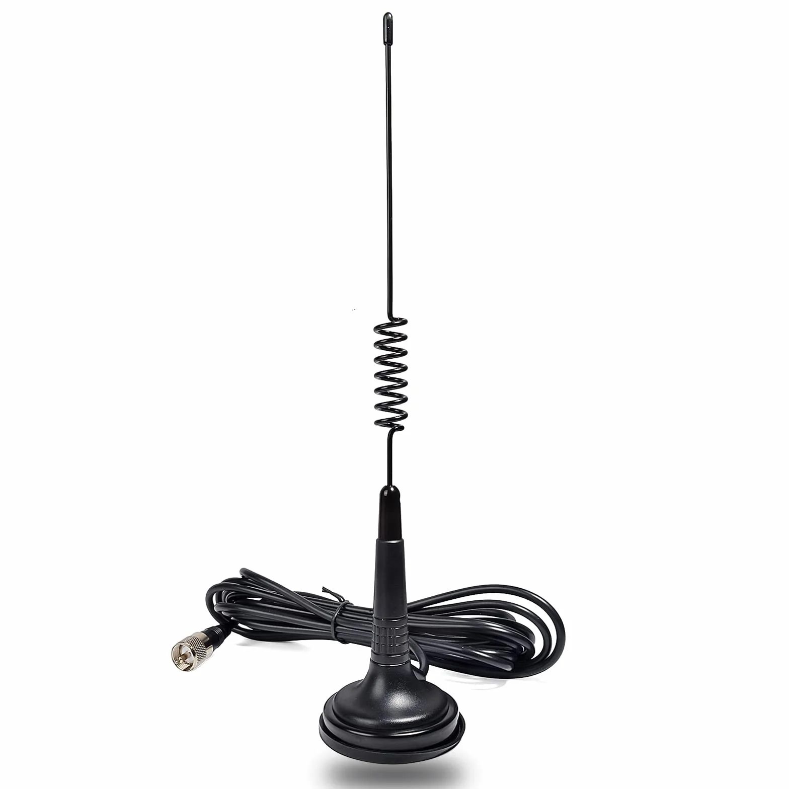 27Mhz magnetico Antenna CB con 2,7 pollici Magnet Mount Base 4 metri di cavo RG58 per Cobra Uniden Midland Presidente Randy ricetrasmettitori