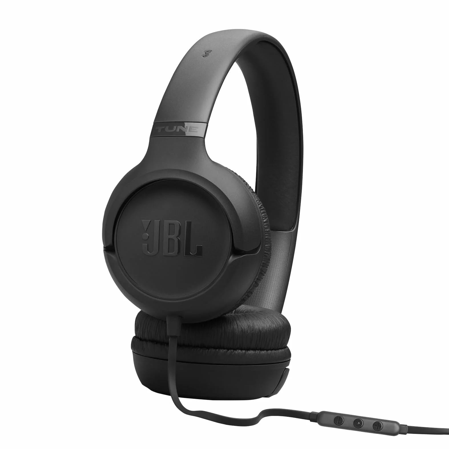 JBL Tune 530 C Cuffie con Filo On Ear, Microfono, Suono JBL Pure Bass, Preimpostazioni EQ, Connettività USB Tipo C, Design Pieghevole e Cavo Anti-Groviglio, Nero