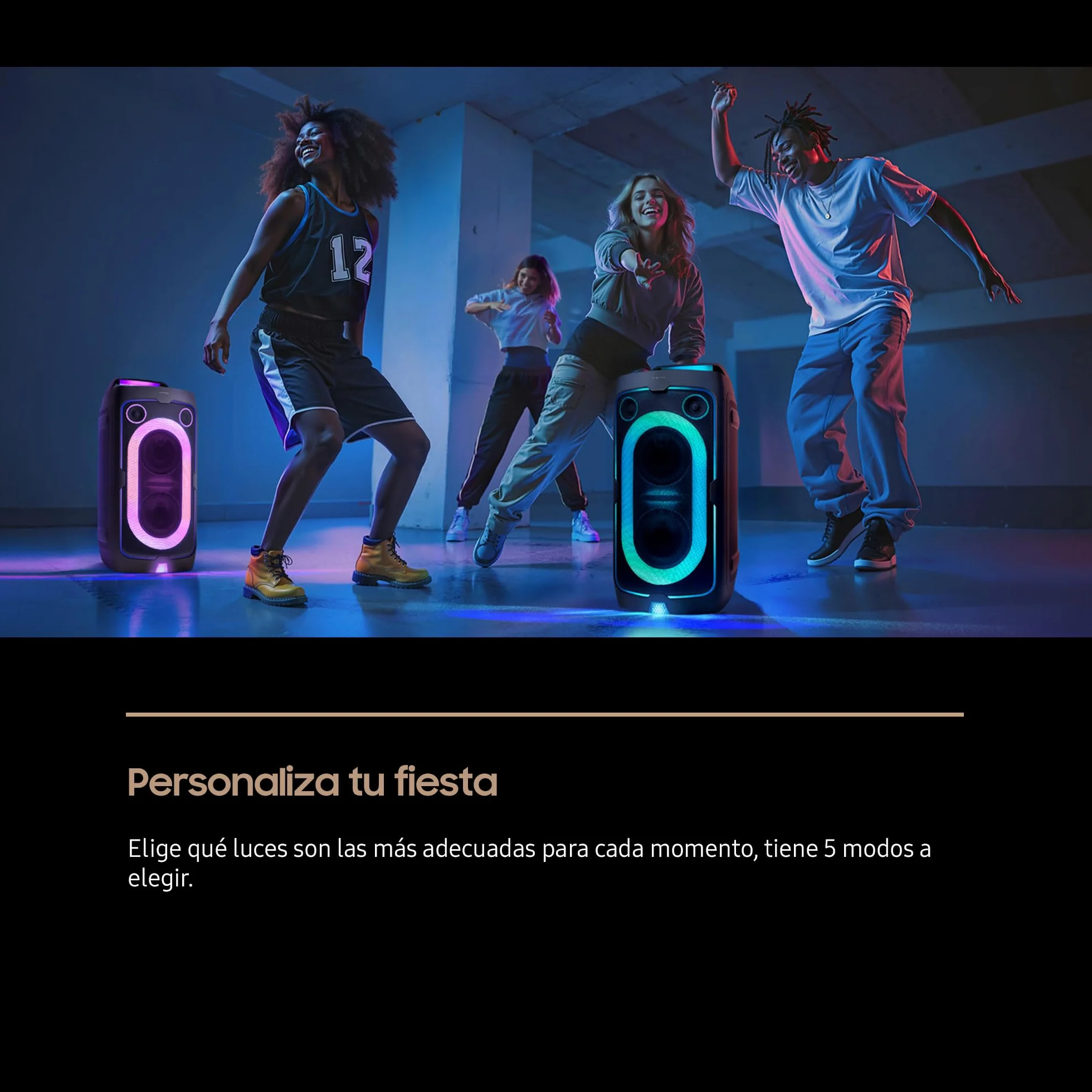 Samsung Sound Tower MX-ST40F/ZF 160W Audio Bidirezionale 12 Ore IPX4 Party Lights Bluetooth